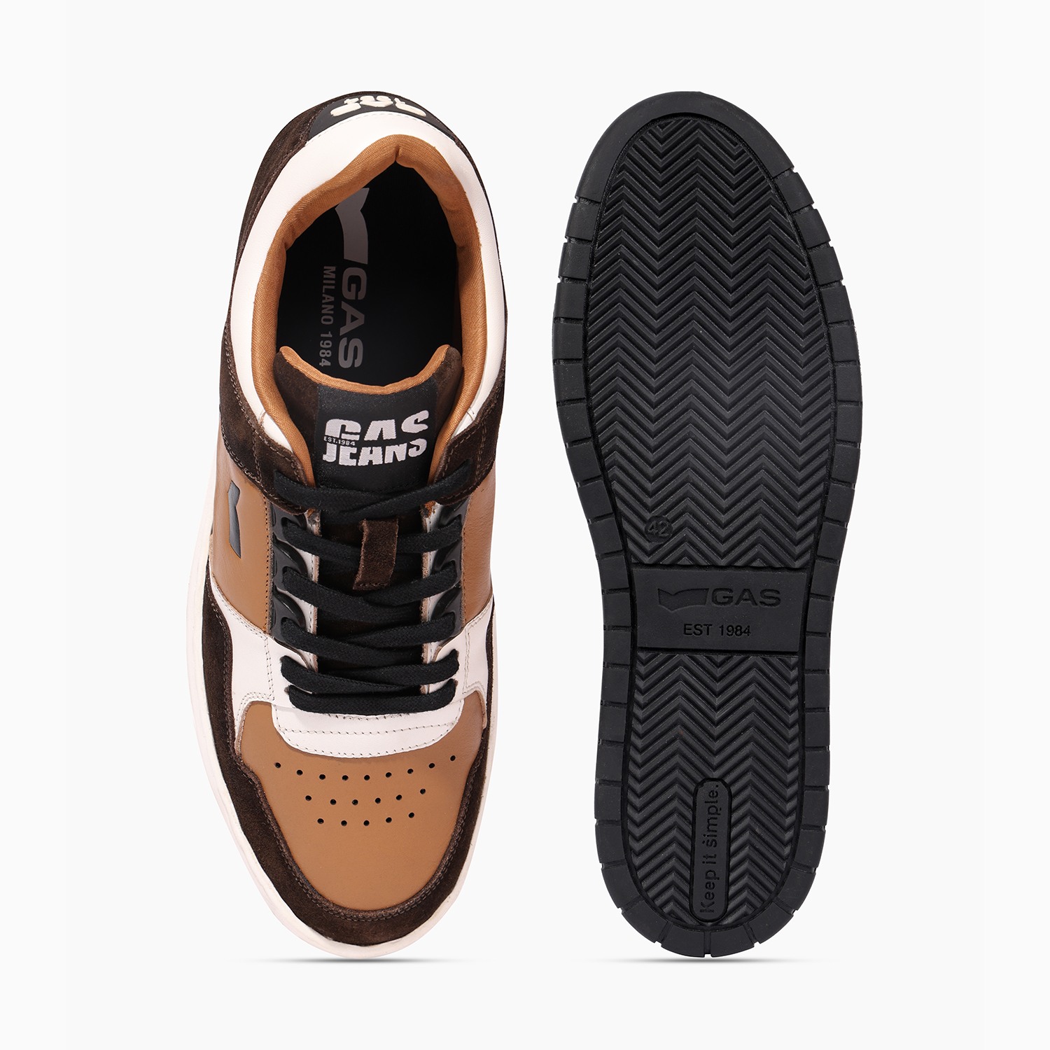 Men Void Runner  Beige Black Sneakers