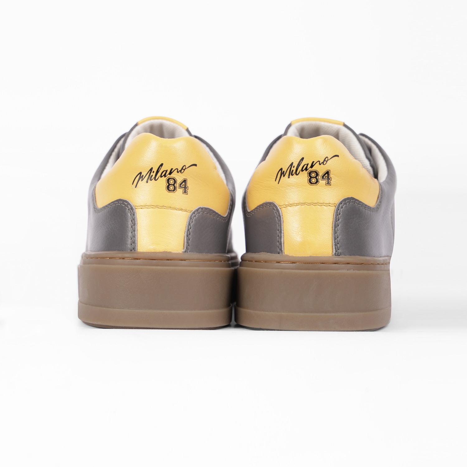 Men Veloce Grey Yellow Sneakers