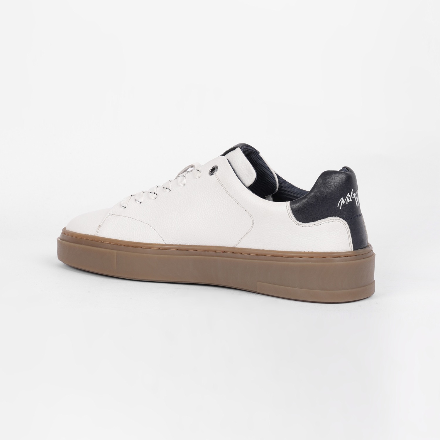 Men Veloce White Blue Sneakers