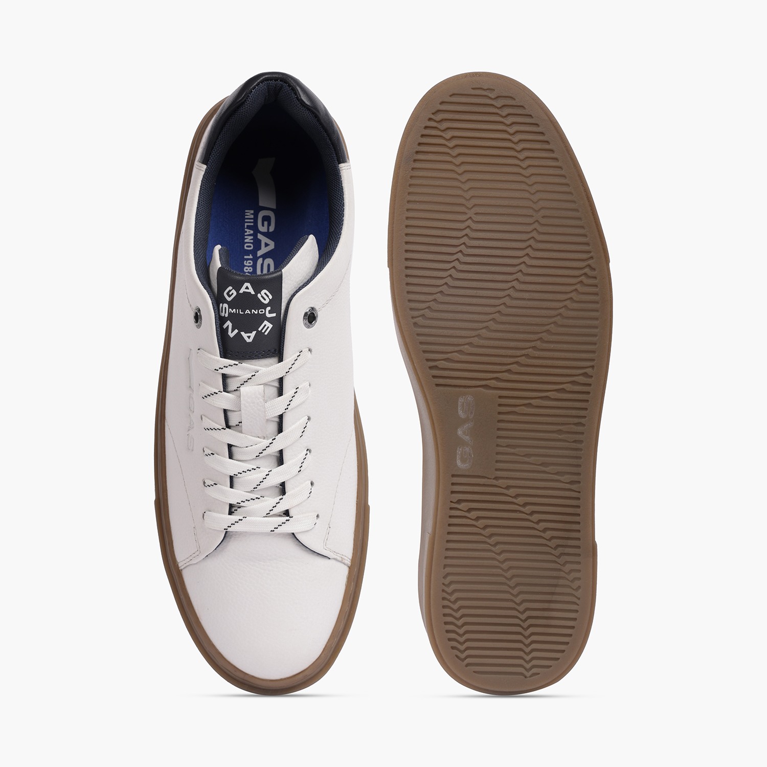 Men Veloce White Blue Sneakers