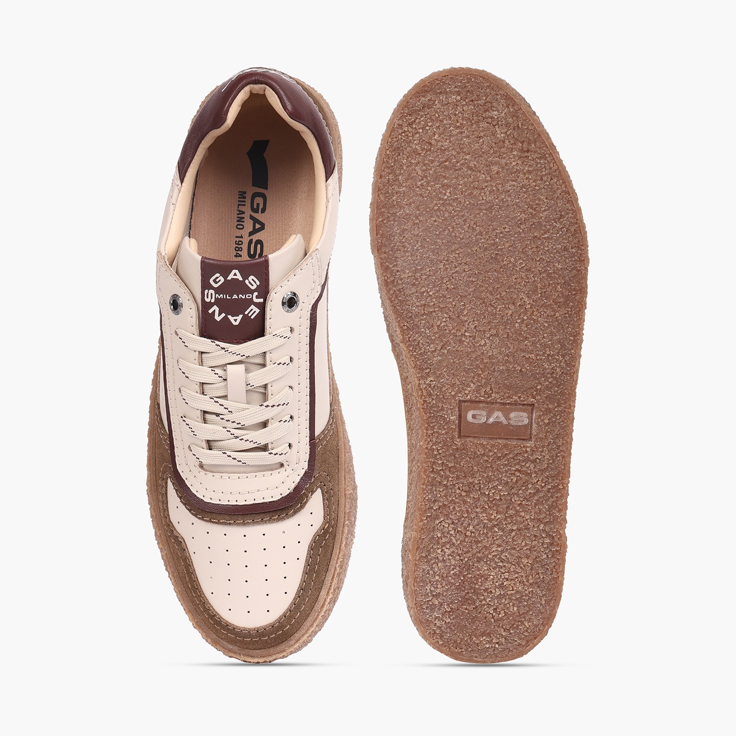Men Strada Beige Sneakers