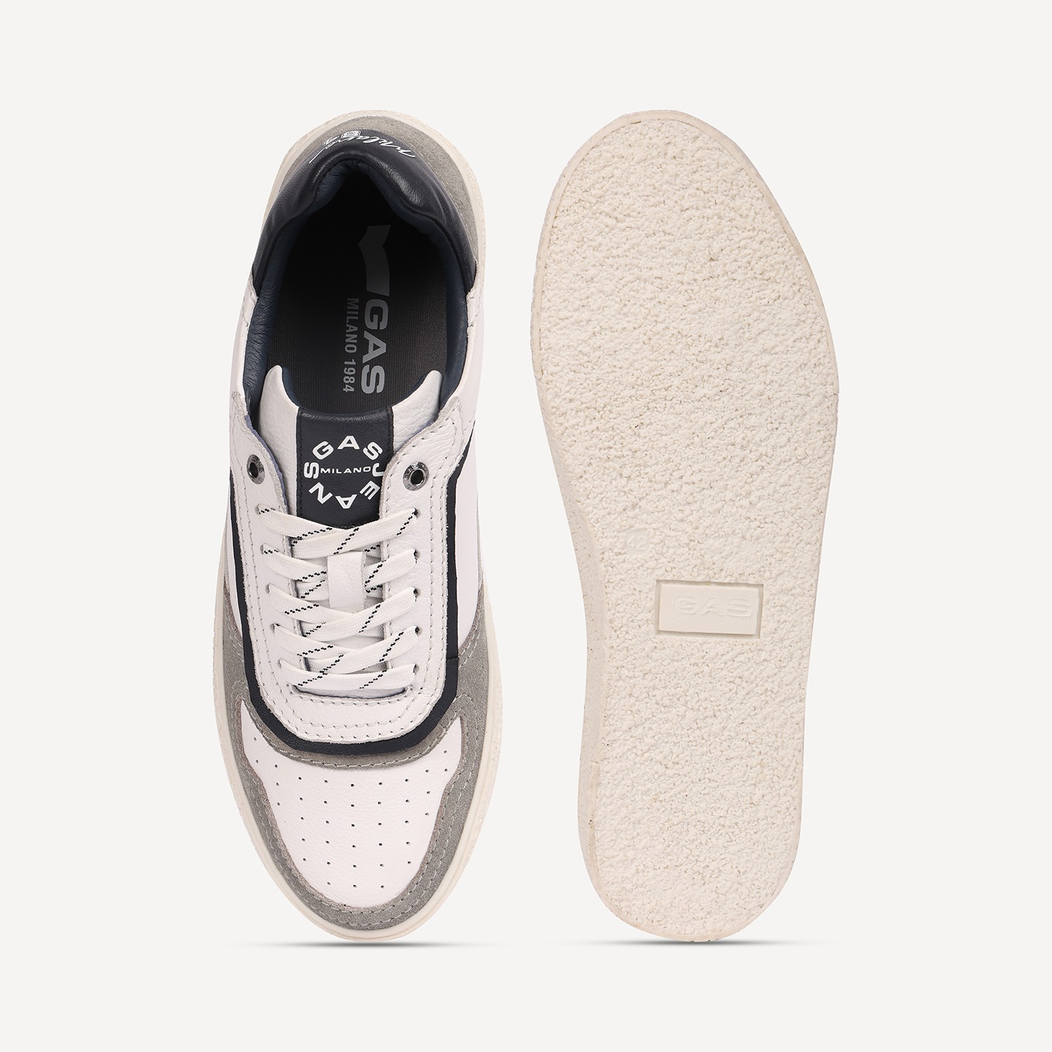 Men Strada White Sneakers