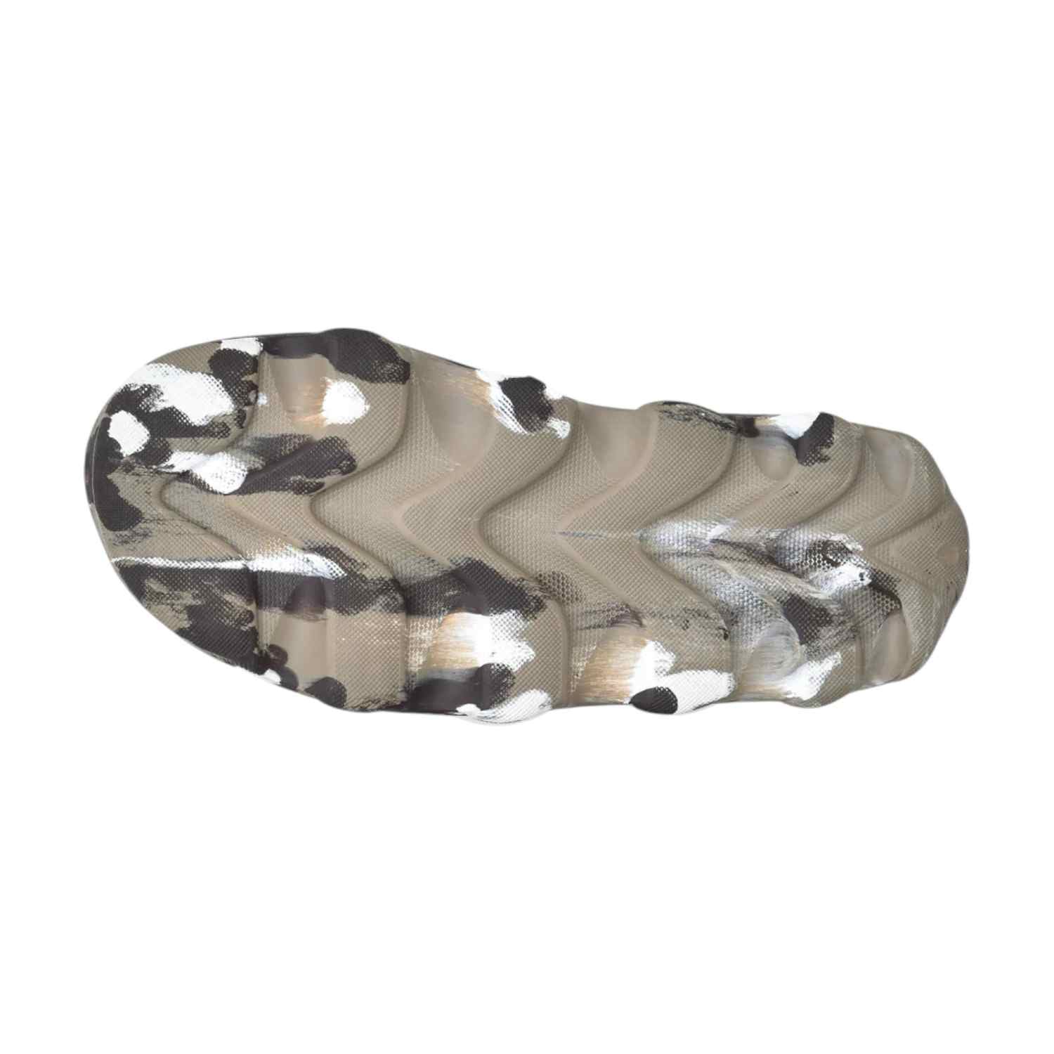 Men Khaki Brown White Flip Flops
