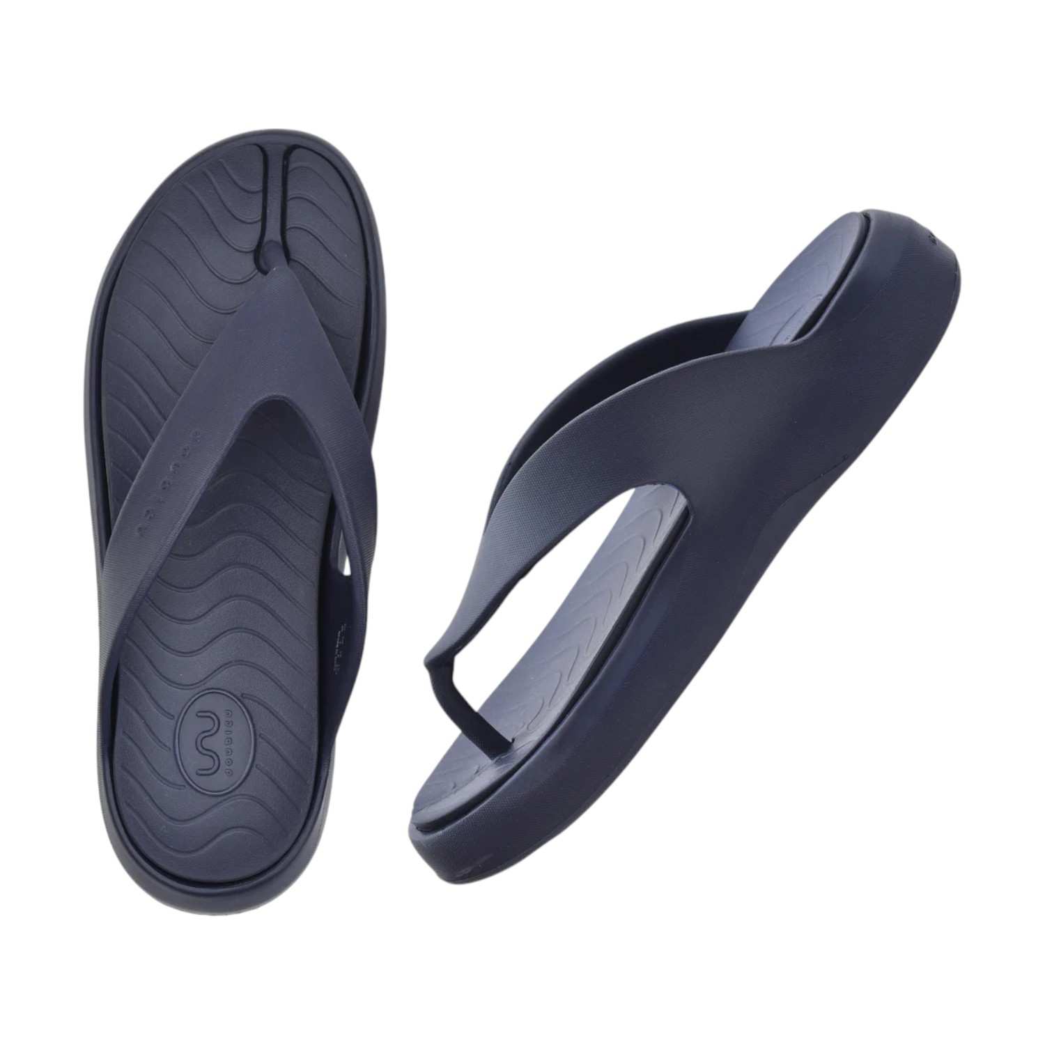 Women Navy blue Flip Flops