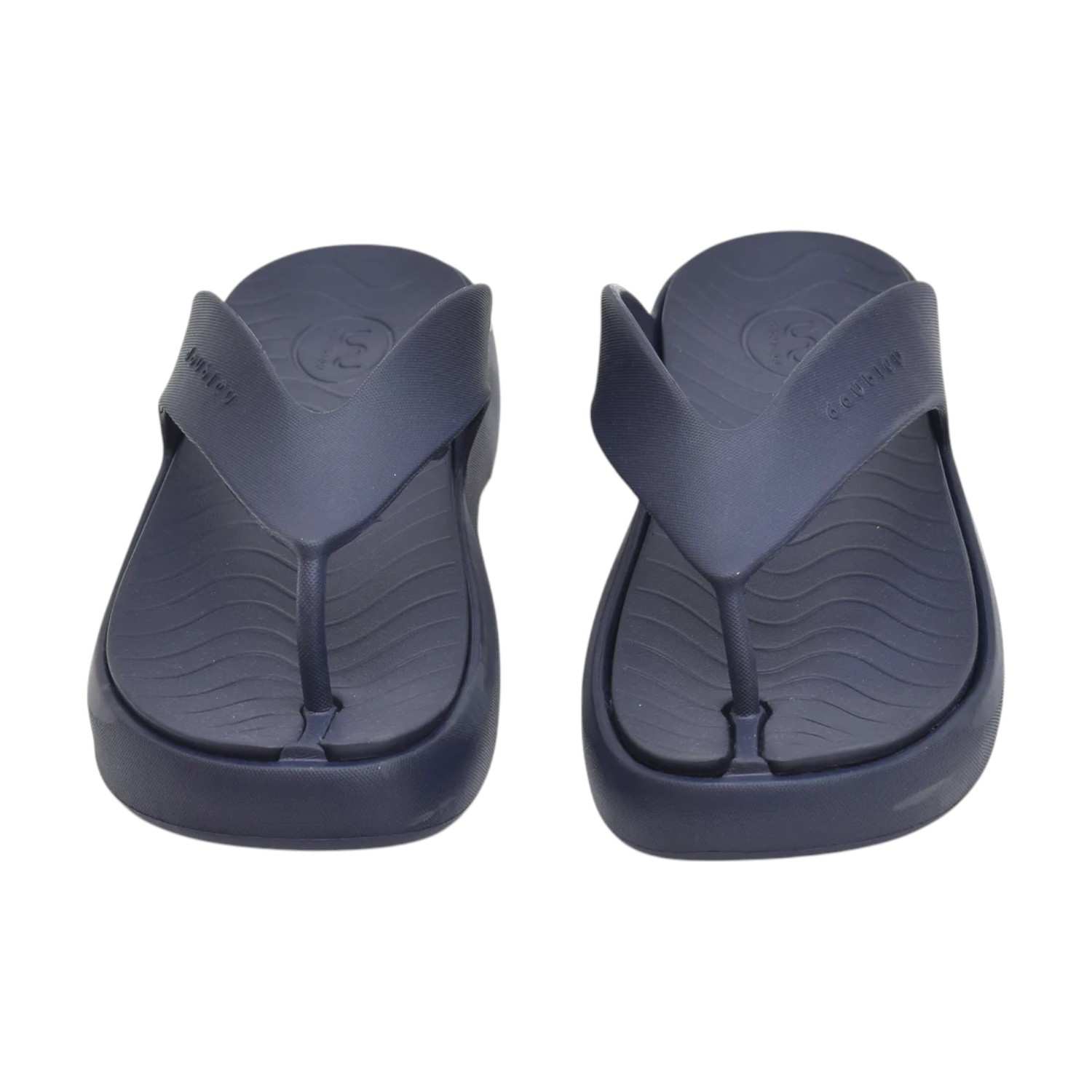 Women Navy blue Flip Flops