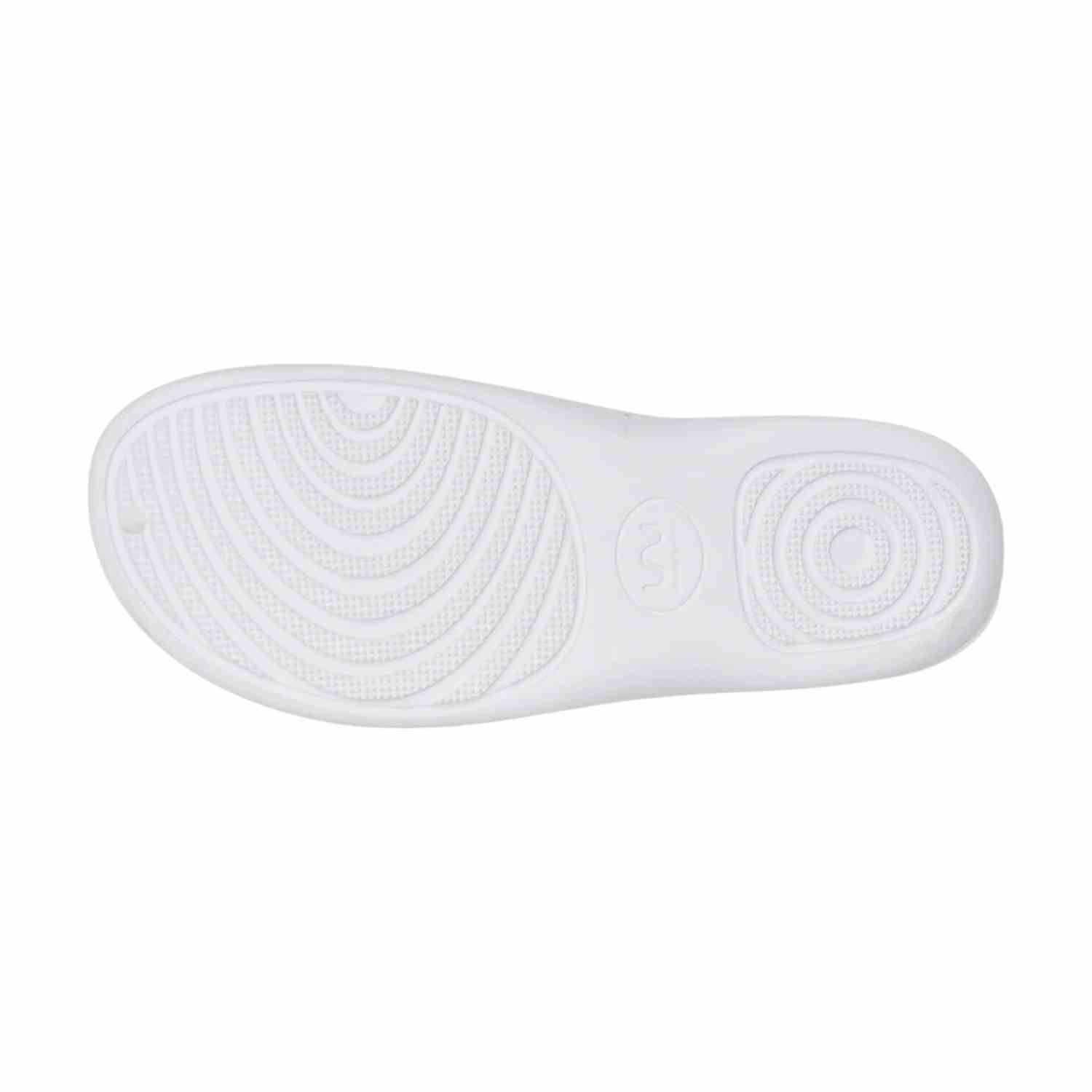 Women White Pink Flip Flops