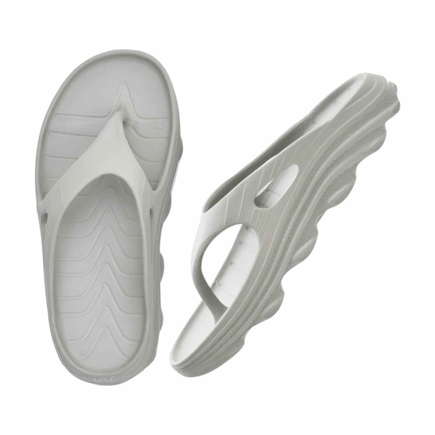 Women Ice Light Grey Flip Flops