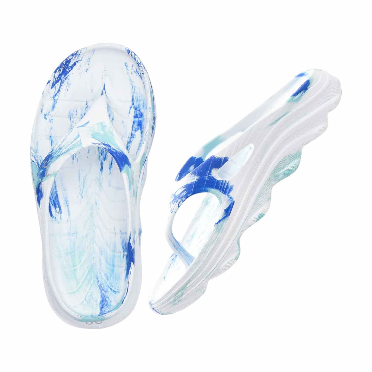Women White Flip Flops