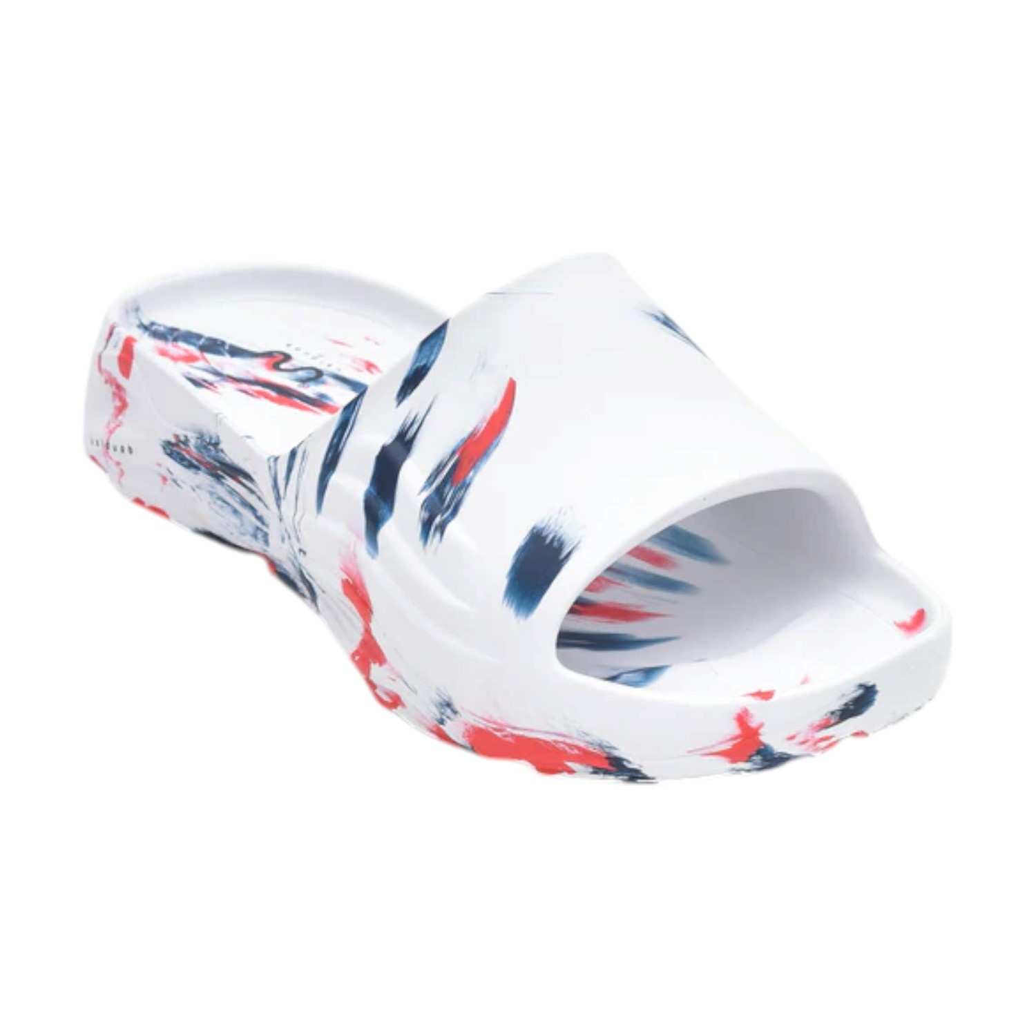 Men Blue White Red Slidders