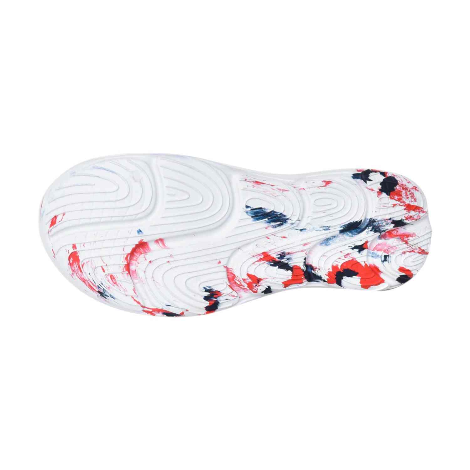 Men Blue White Red Slidders