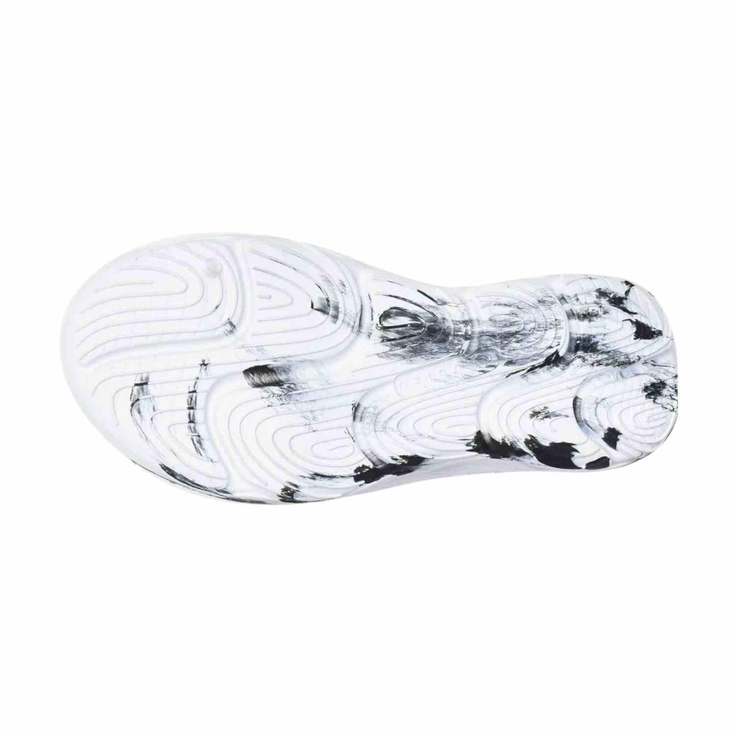 Men White Black Slidders
