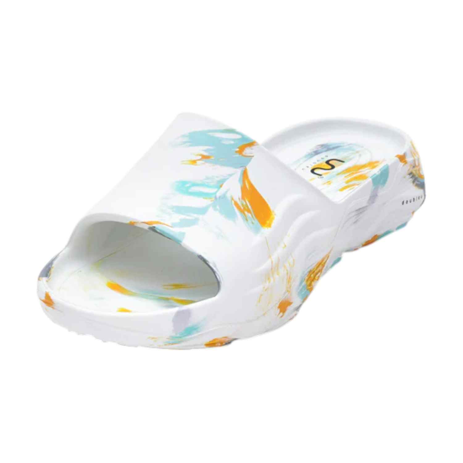 Men White Slidders