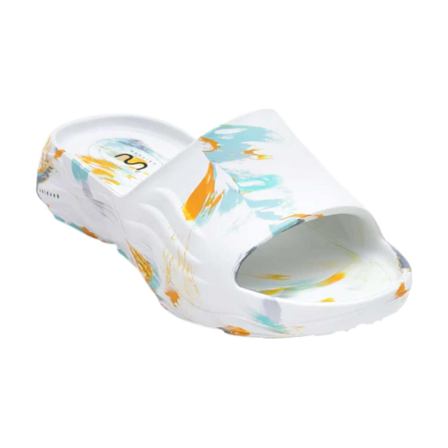 Men White Slidders