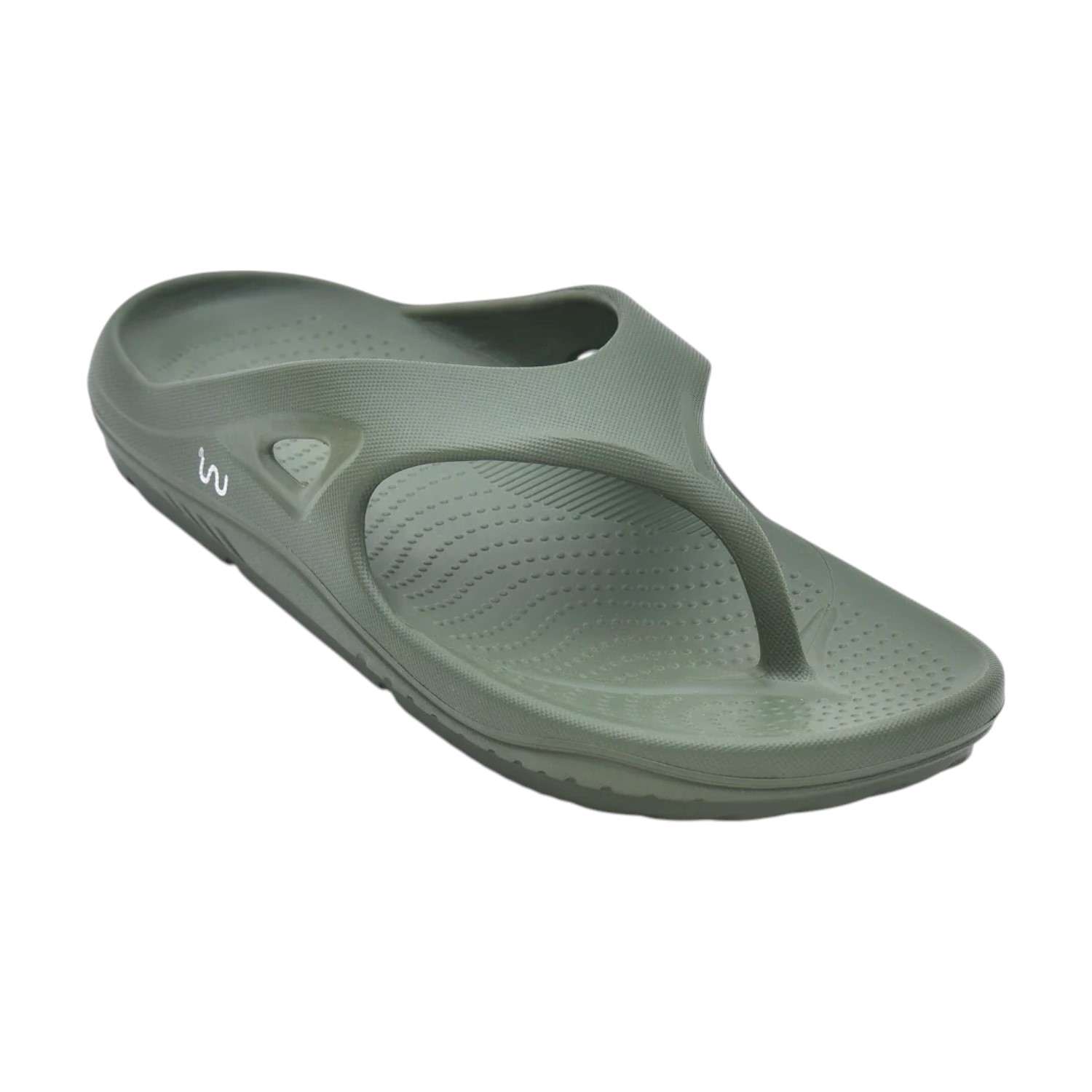 Men Olive Green Flip Flops
