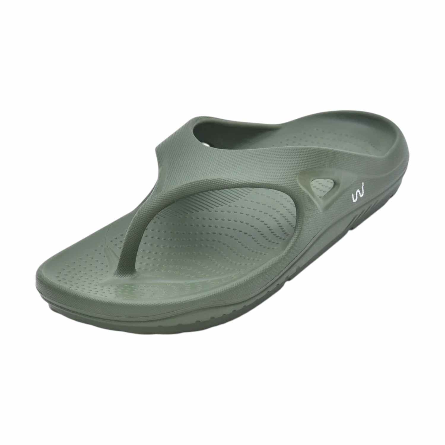 Men Olive Green Flip Flops