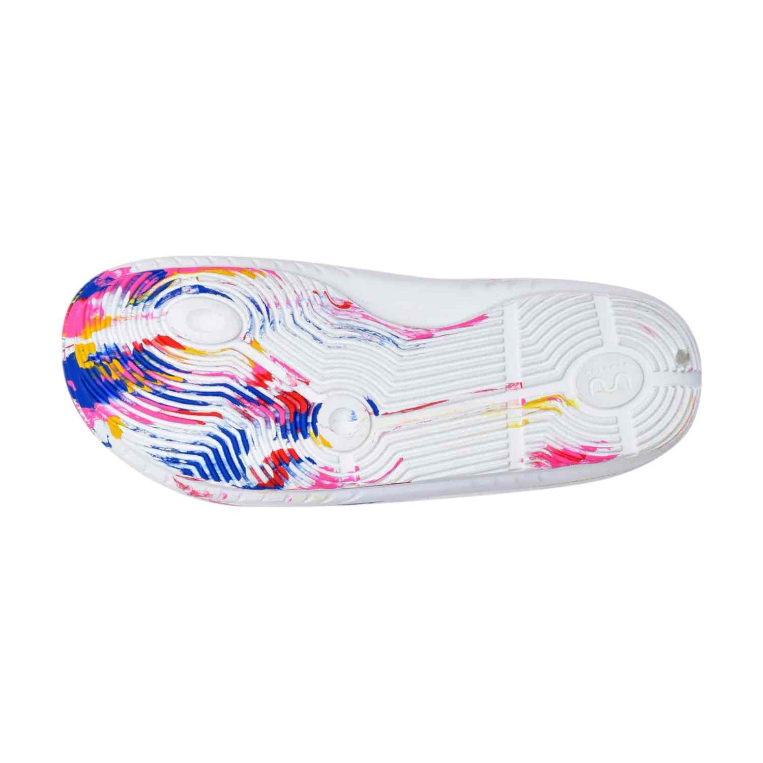 Men Marble Multi Colour Flip Flops