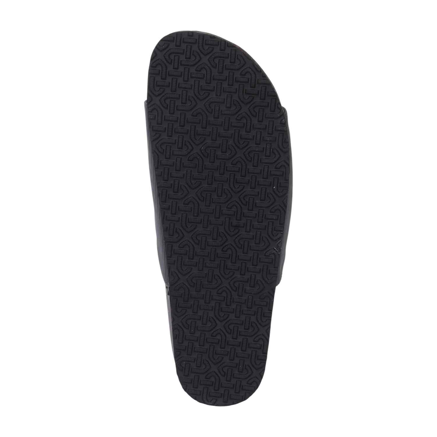 Women Grey Dual-Buckle Comfort Slide
