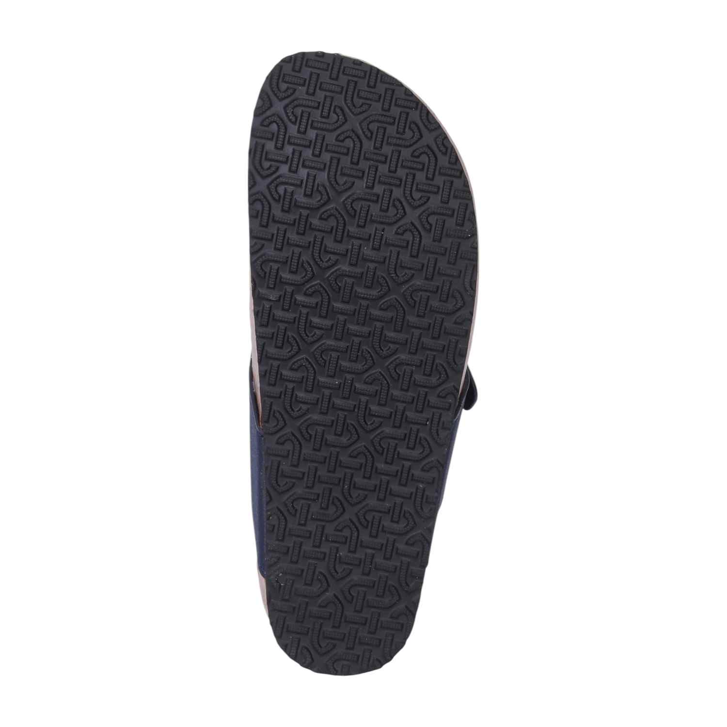 Women Navy T Strap Chappal with Buckel