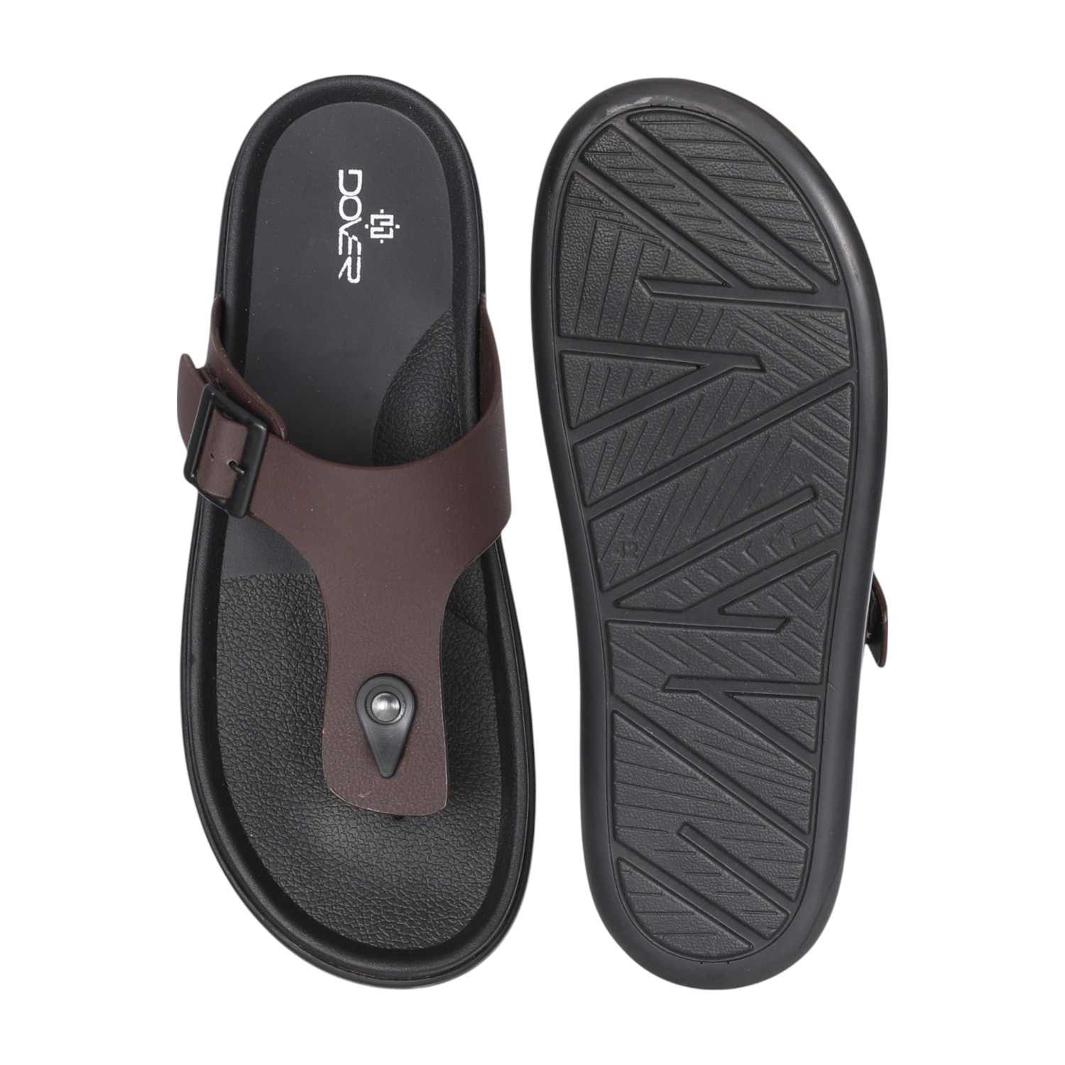 Men Brown Everyday Buckled Sandals