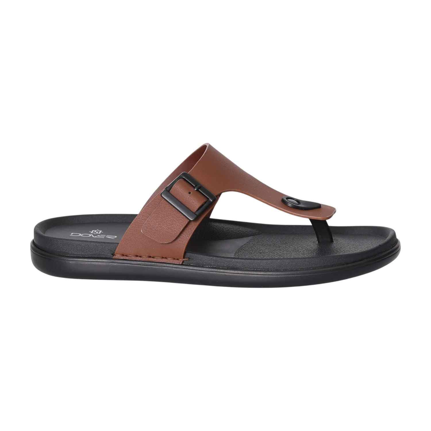 Men Tan Everyday Buckled Sandals