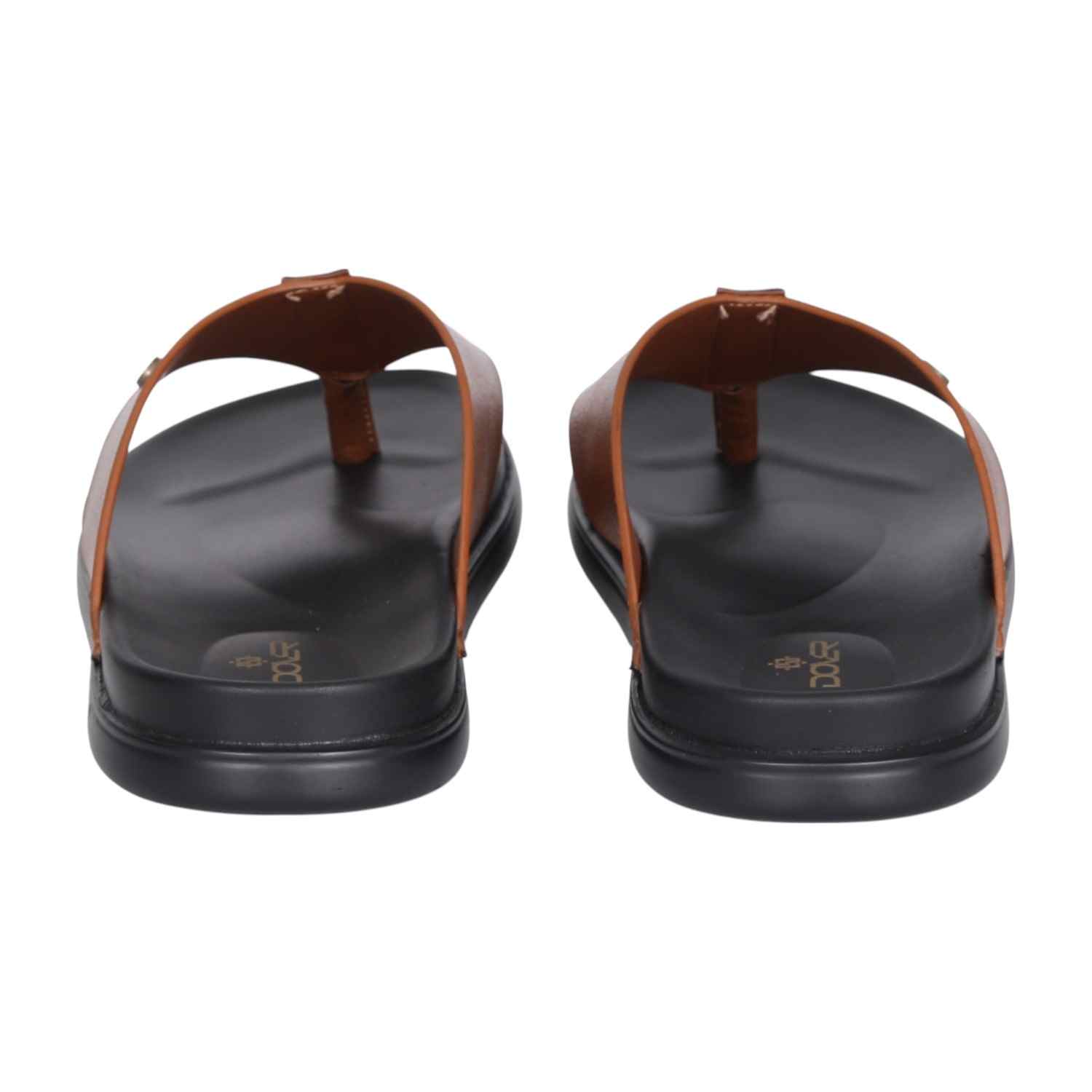 Men Tan Urban Buckled Sandals