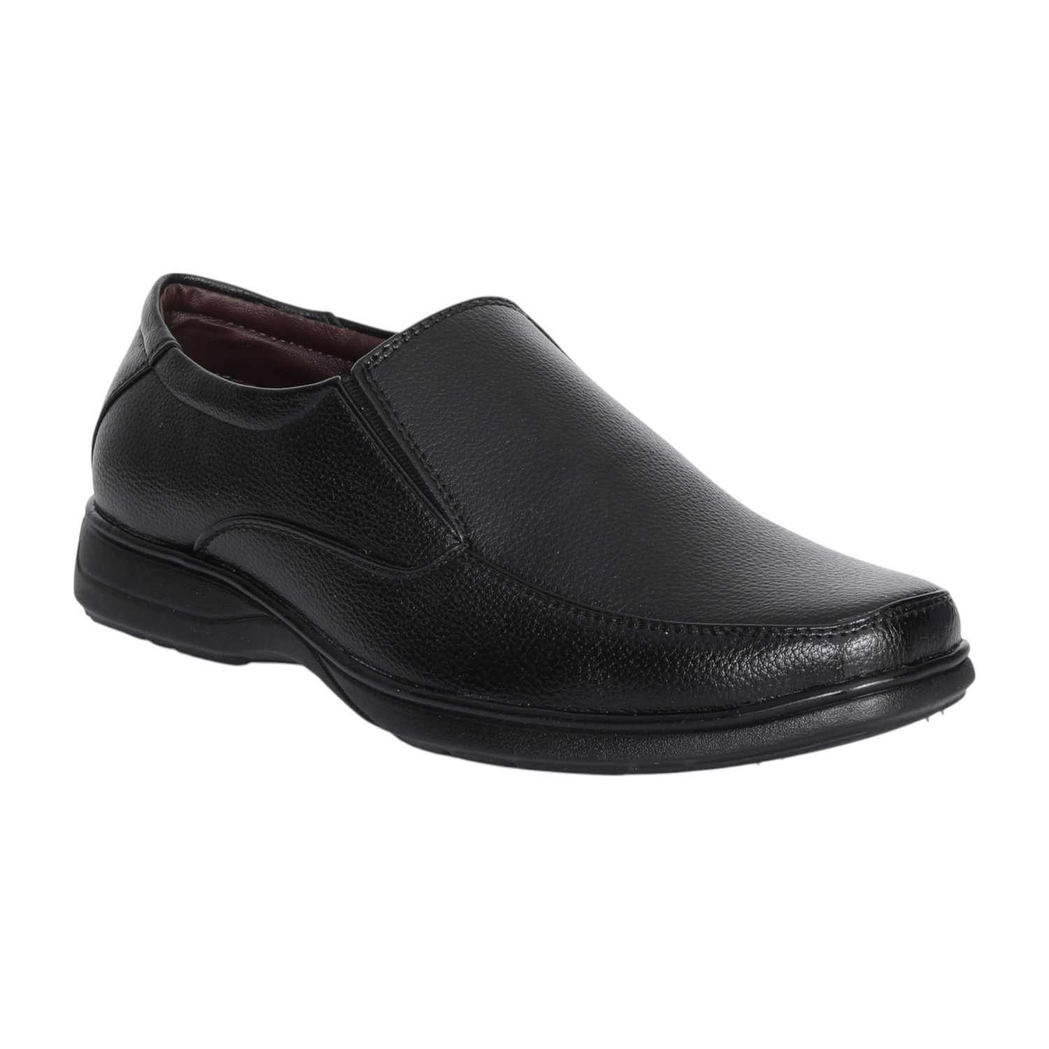 Men Black Classic Slip-On Formal Shoes