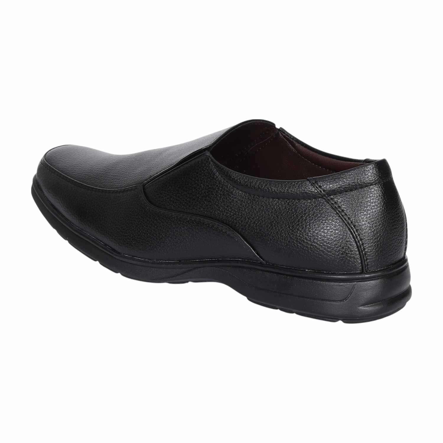 Men Black Classic Slip-On Formal Shoes