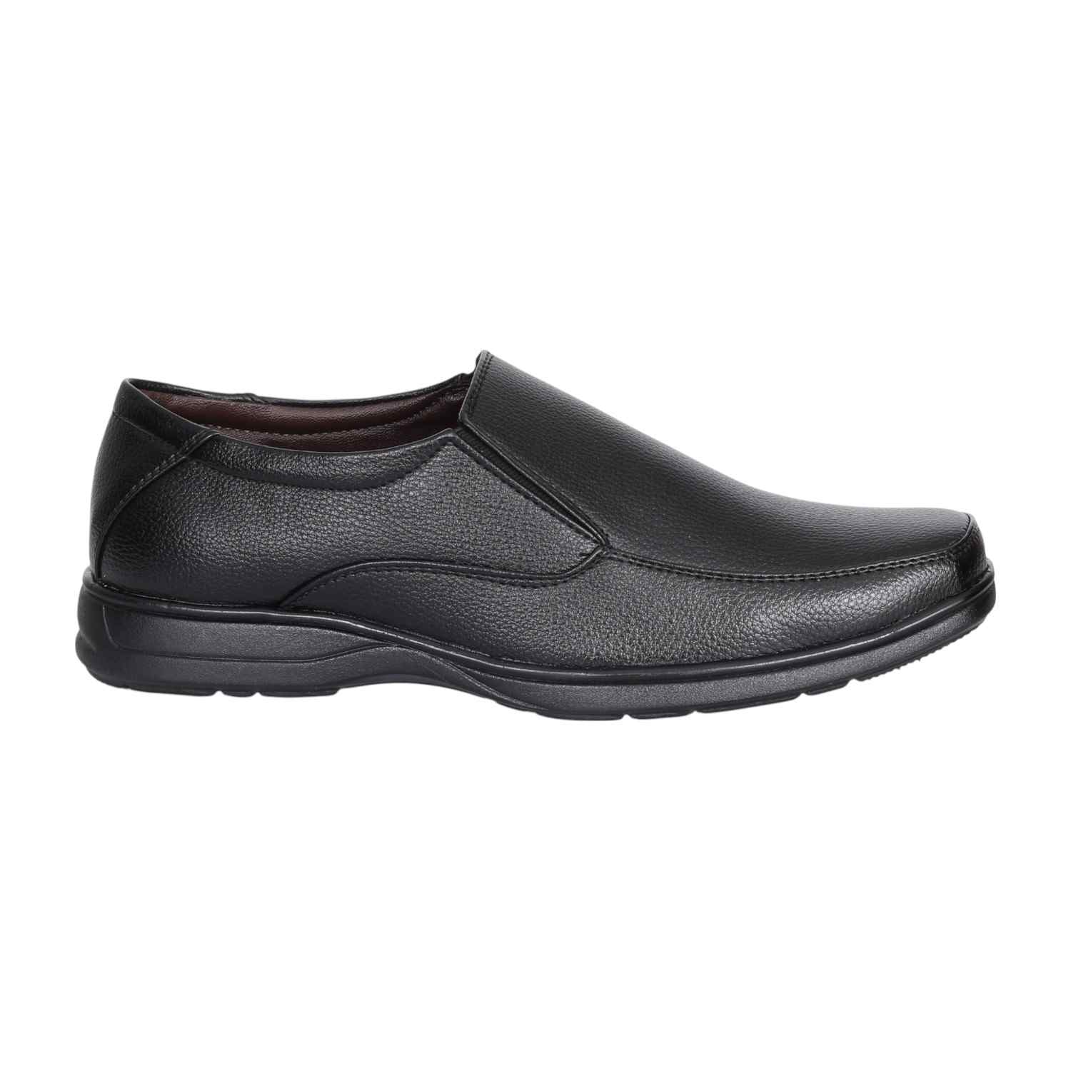 Men Black Classic Slip-On Formal Shoes
