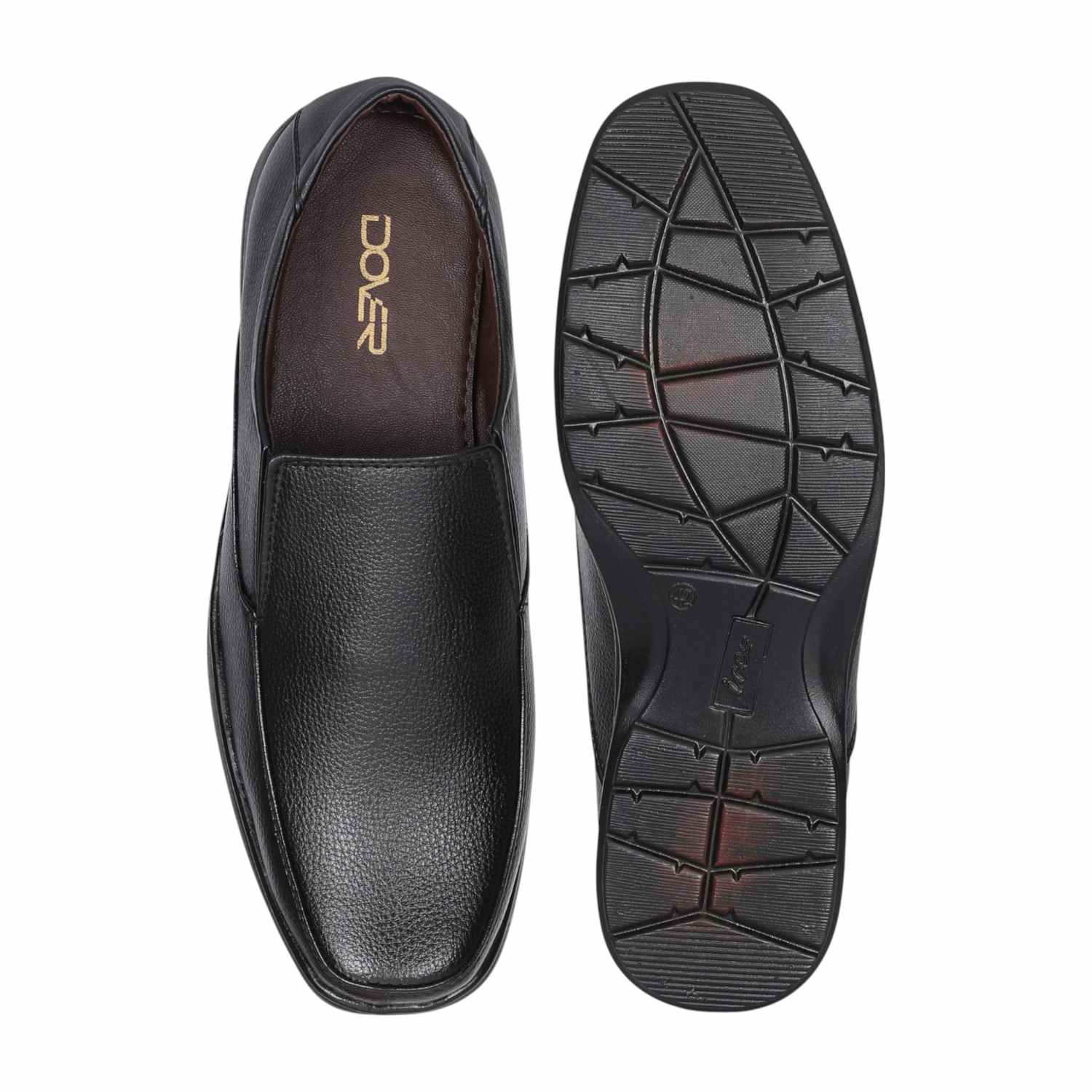 Men Black Classic Slip-On Formal Shoes