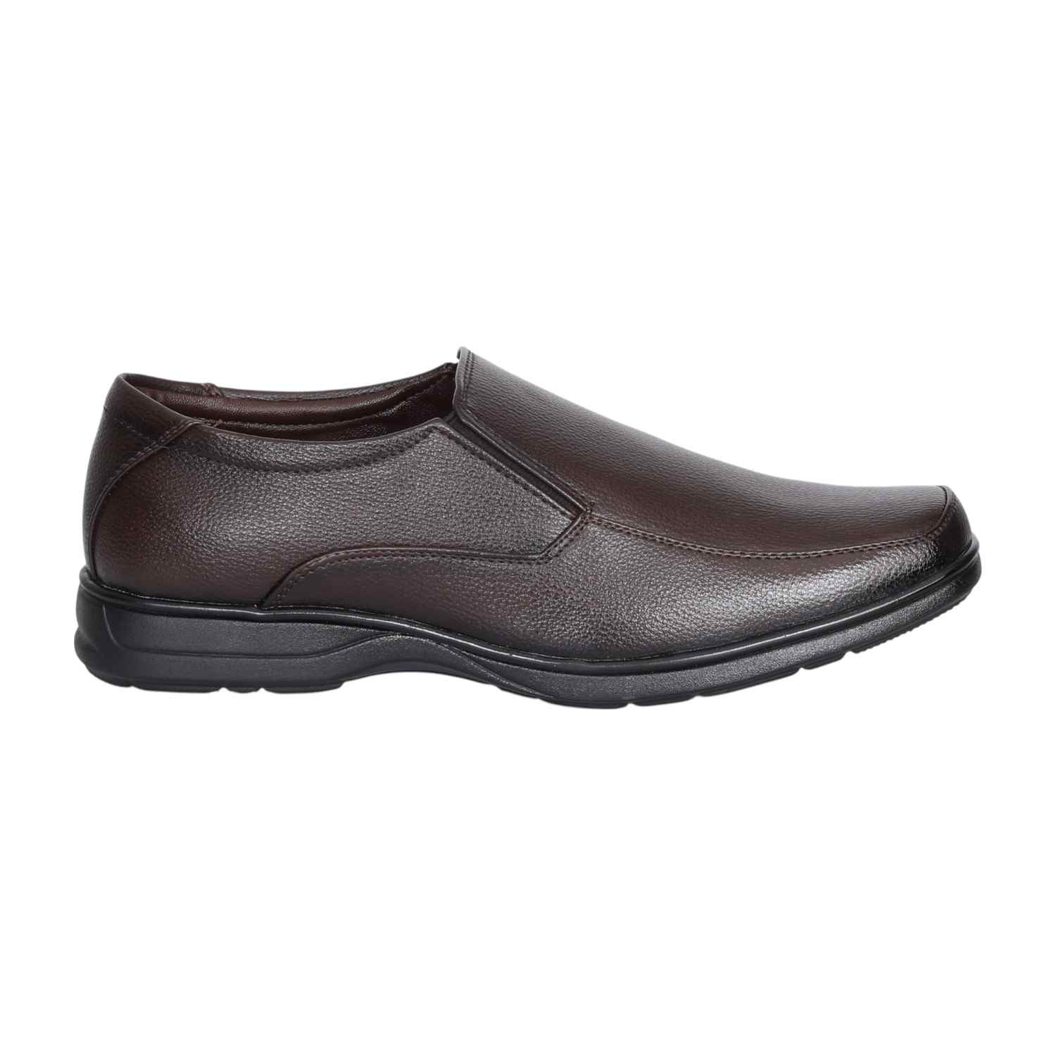 Men Brown Classic Slip-On Formal Shoes