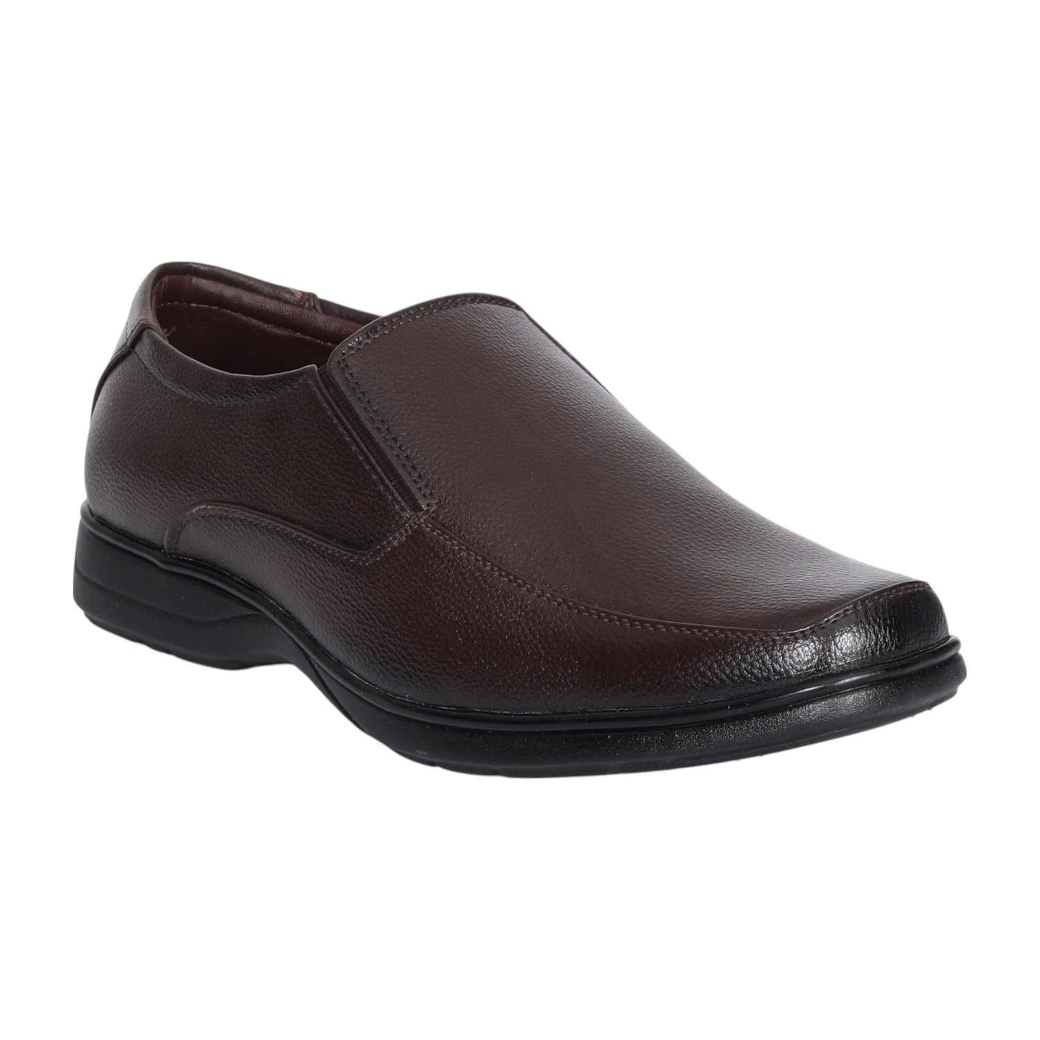 Men Brown Classic Slip-On Formal Shoes
