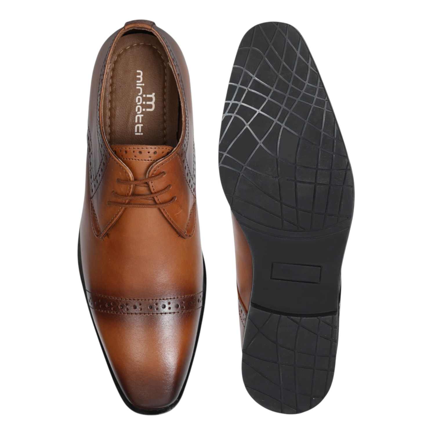 Men Premium Tan Formal Shoes