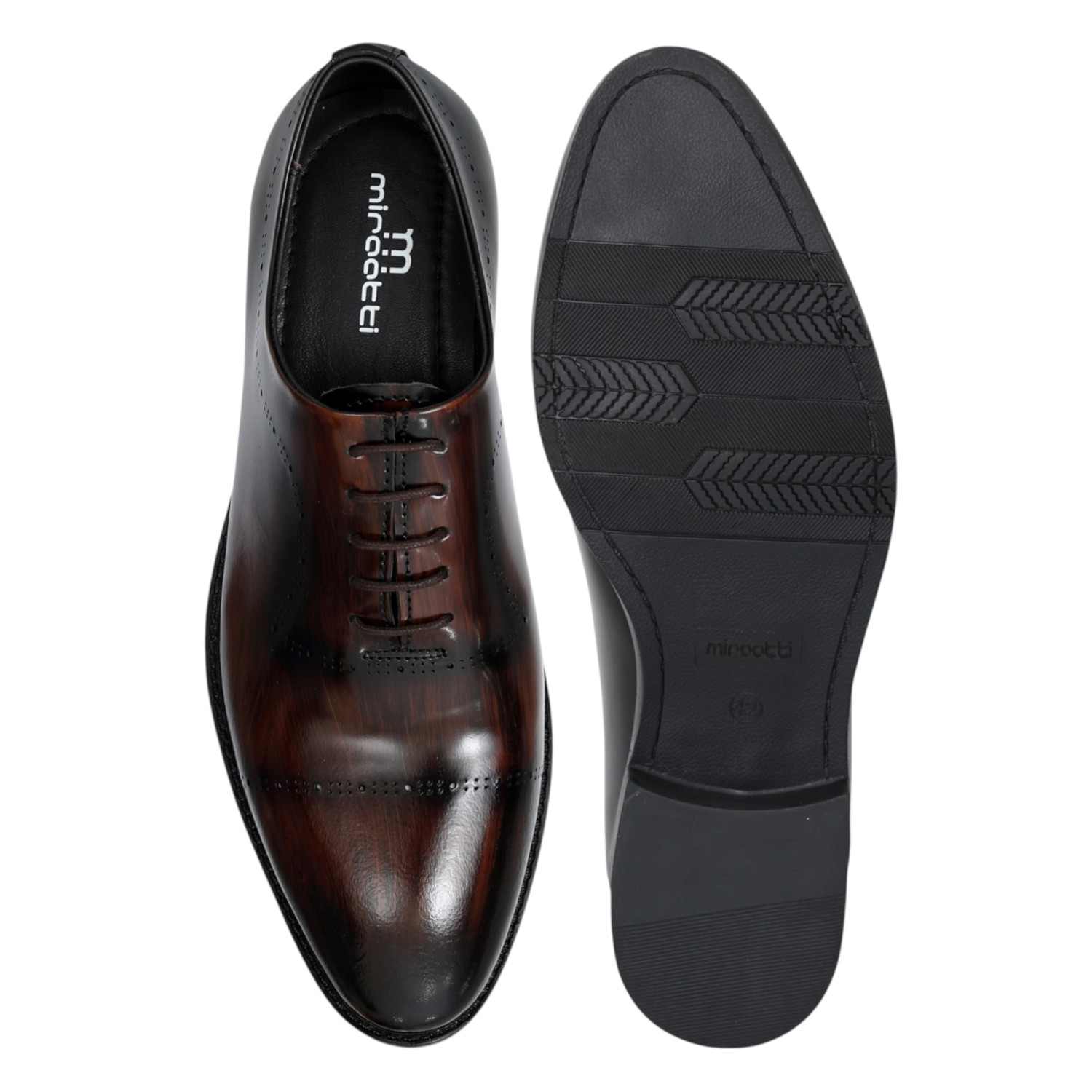 Men Wine Executive Gloss Oxford