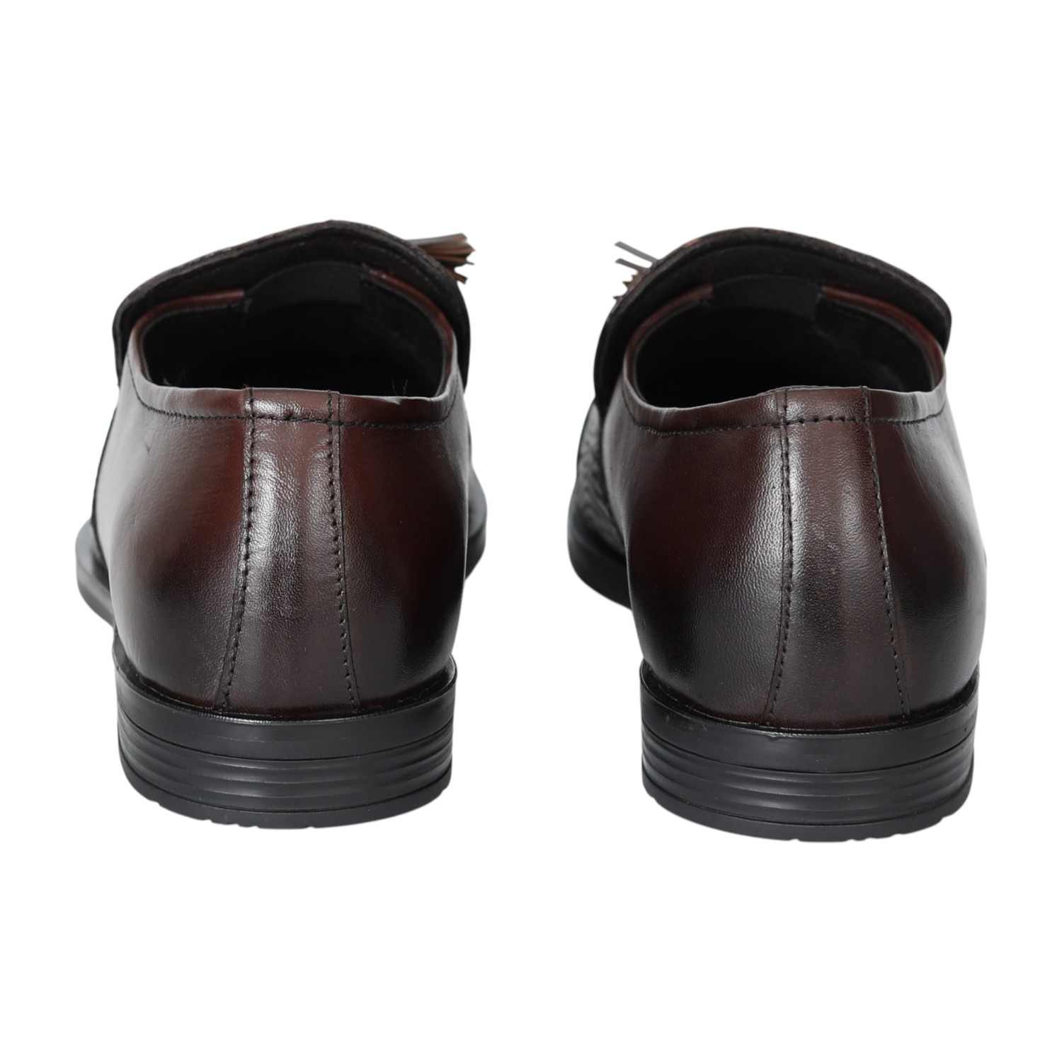 Men Cherry Woven Tassel Slip-Ons