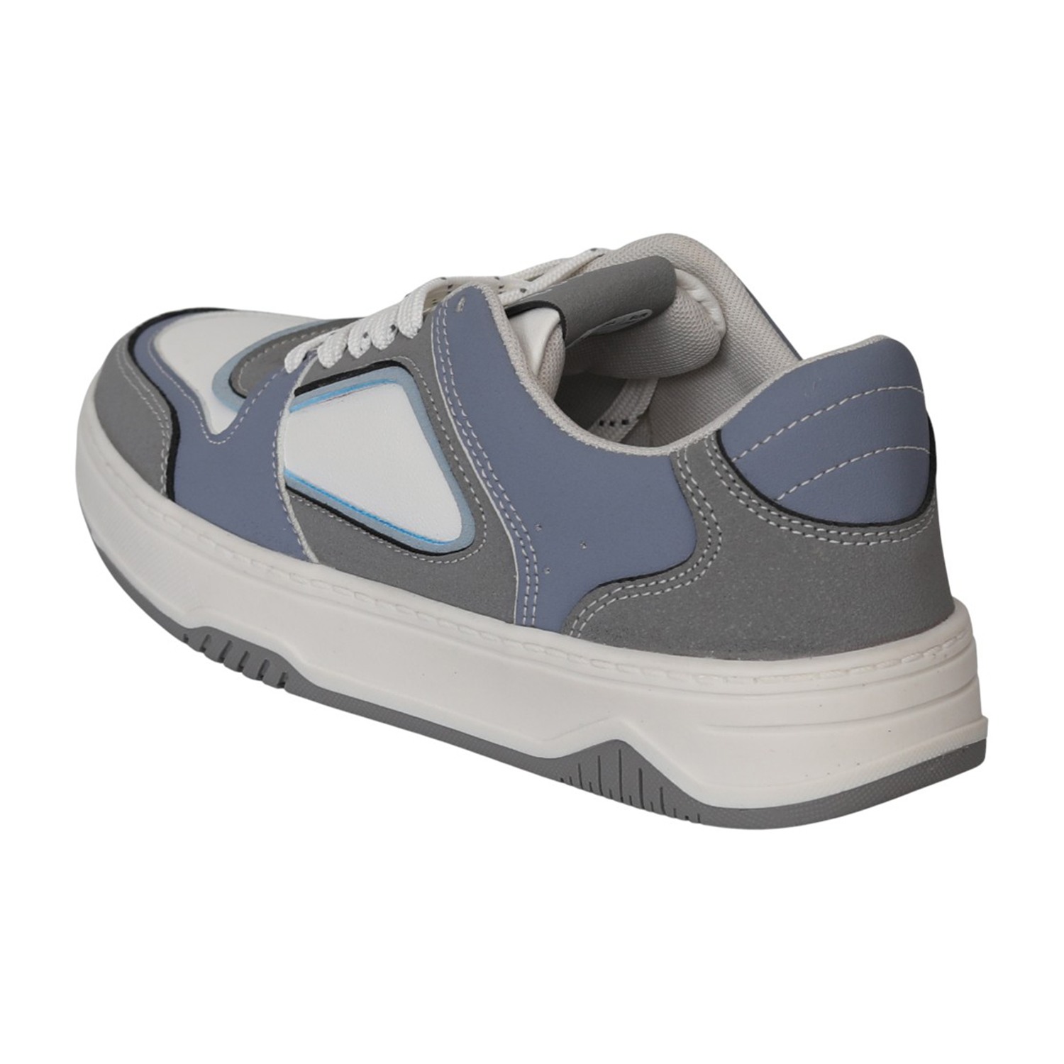 Women Blue Colorblock Casual Sneakers