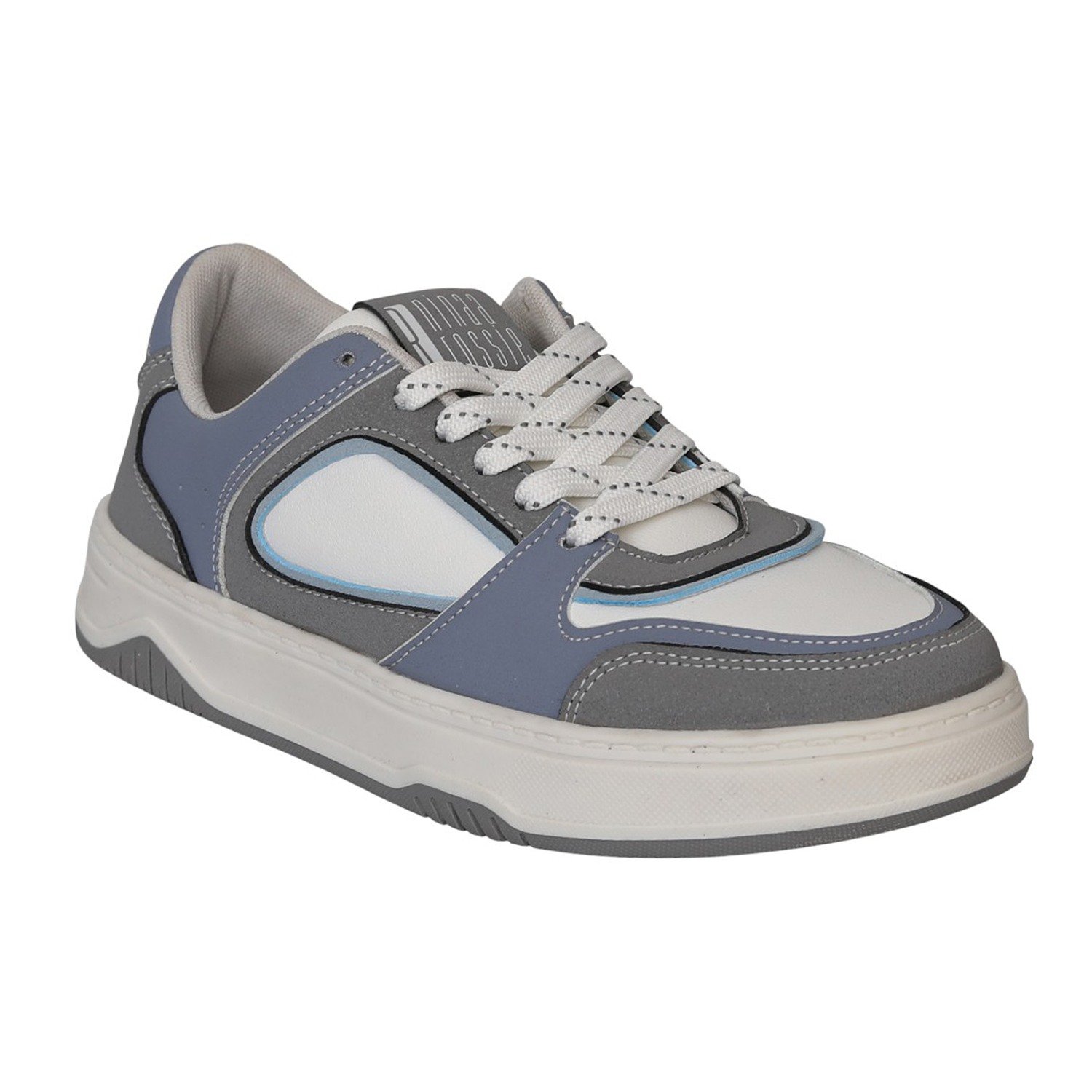 Women Blue Colorblock Casual Sneakers