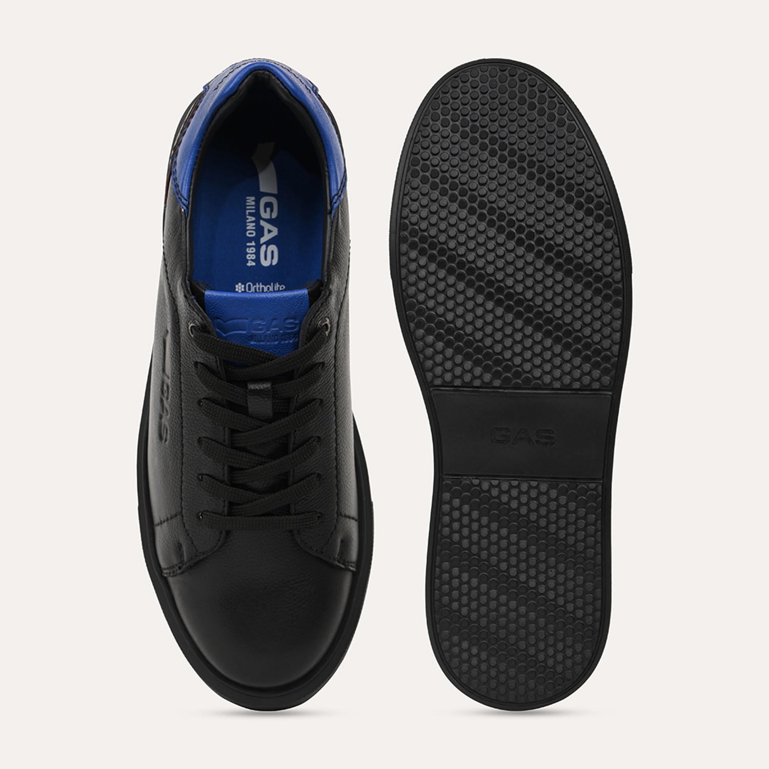 Men Dinamo Black Blue Sneakers