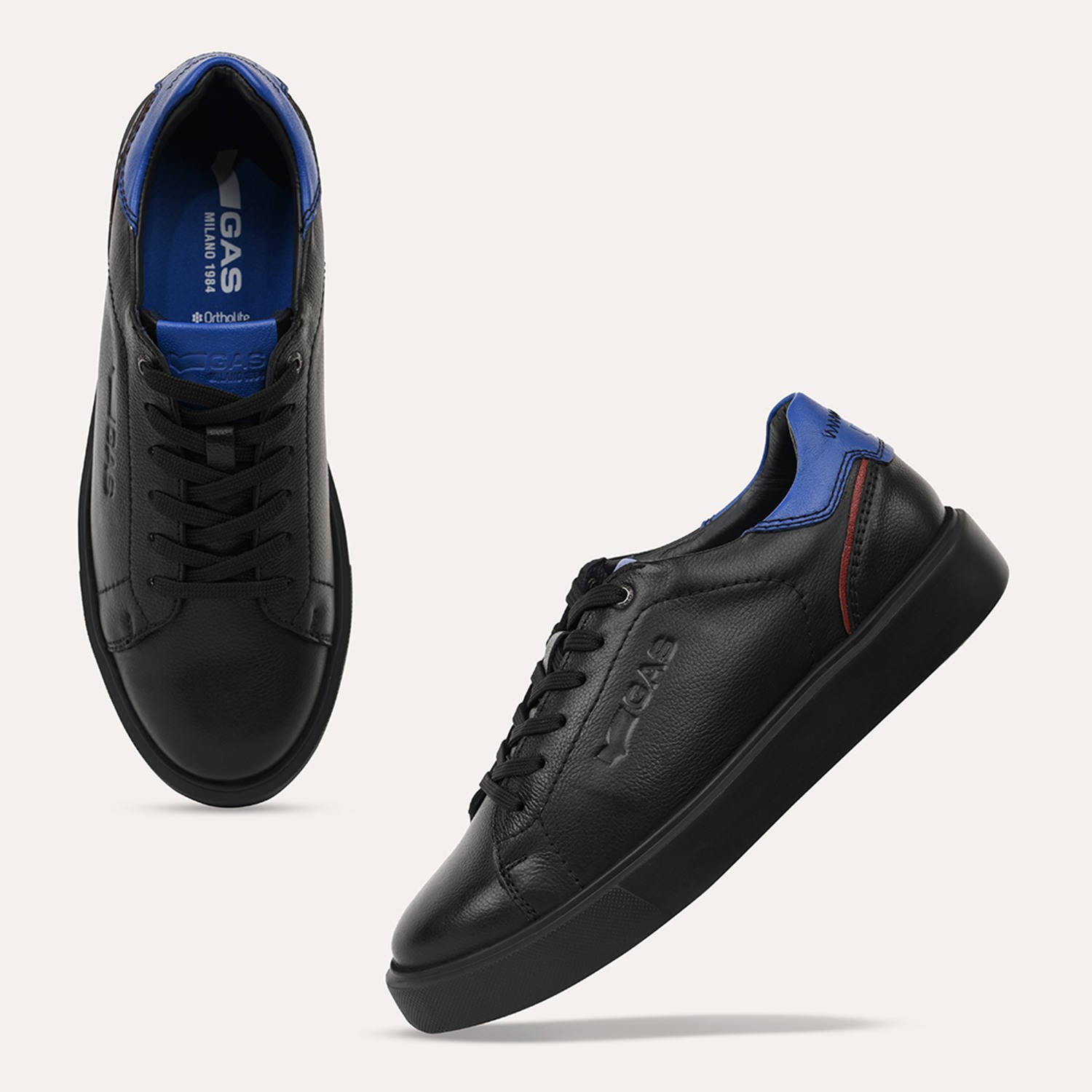 Men Dinamo Black Blue Sneakers
