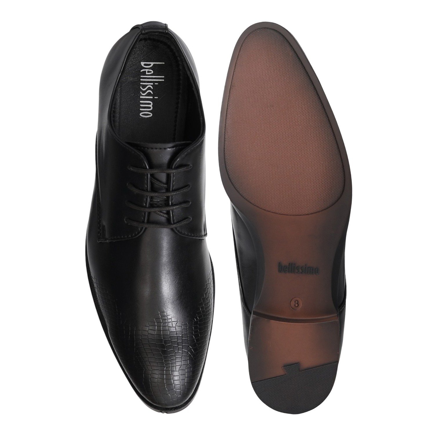 Men Black Regal Derby Classic