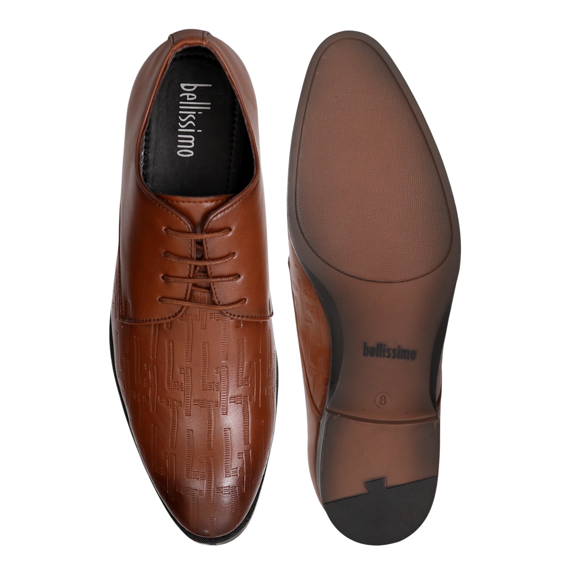 Men Tan Regal Derbies