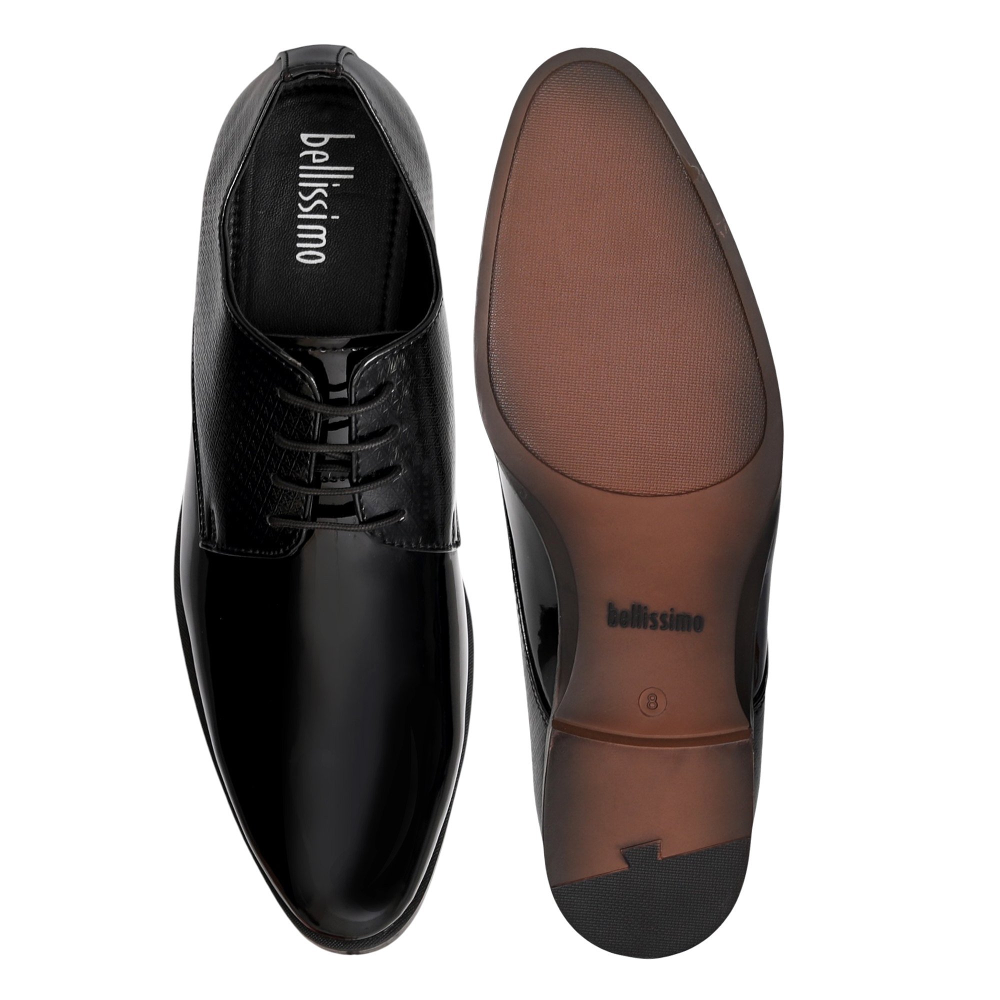 Men Black Prestige Oxfords