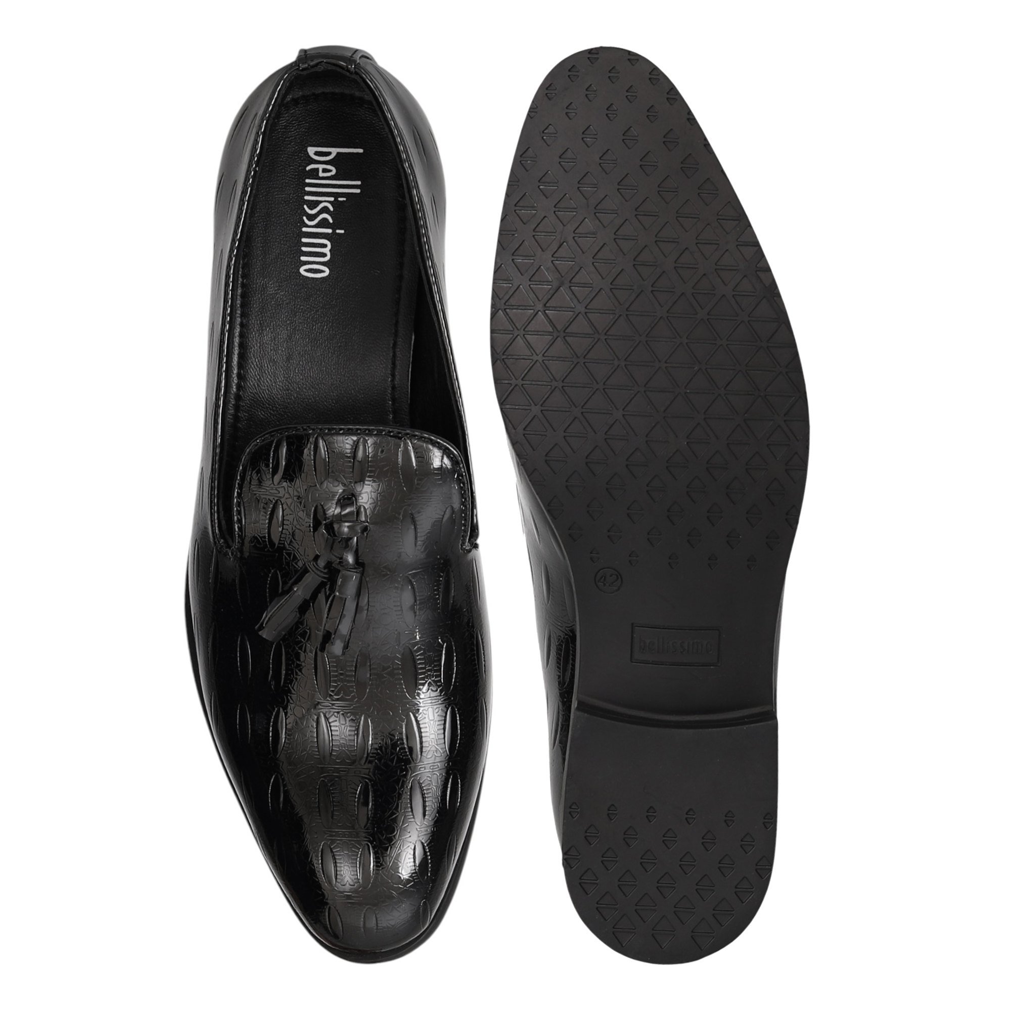 Men Black Prestige Loafers