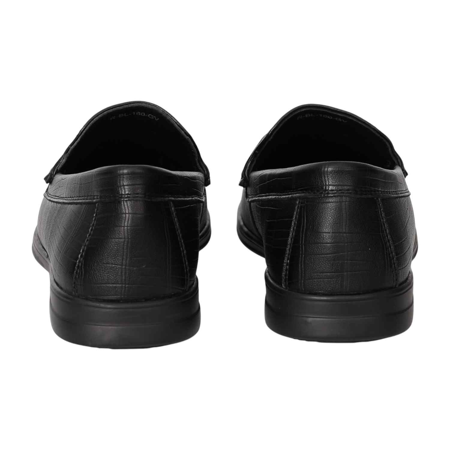Men Classic Black Bit Loafers