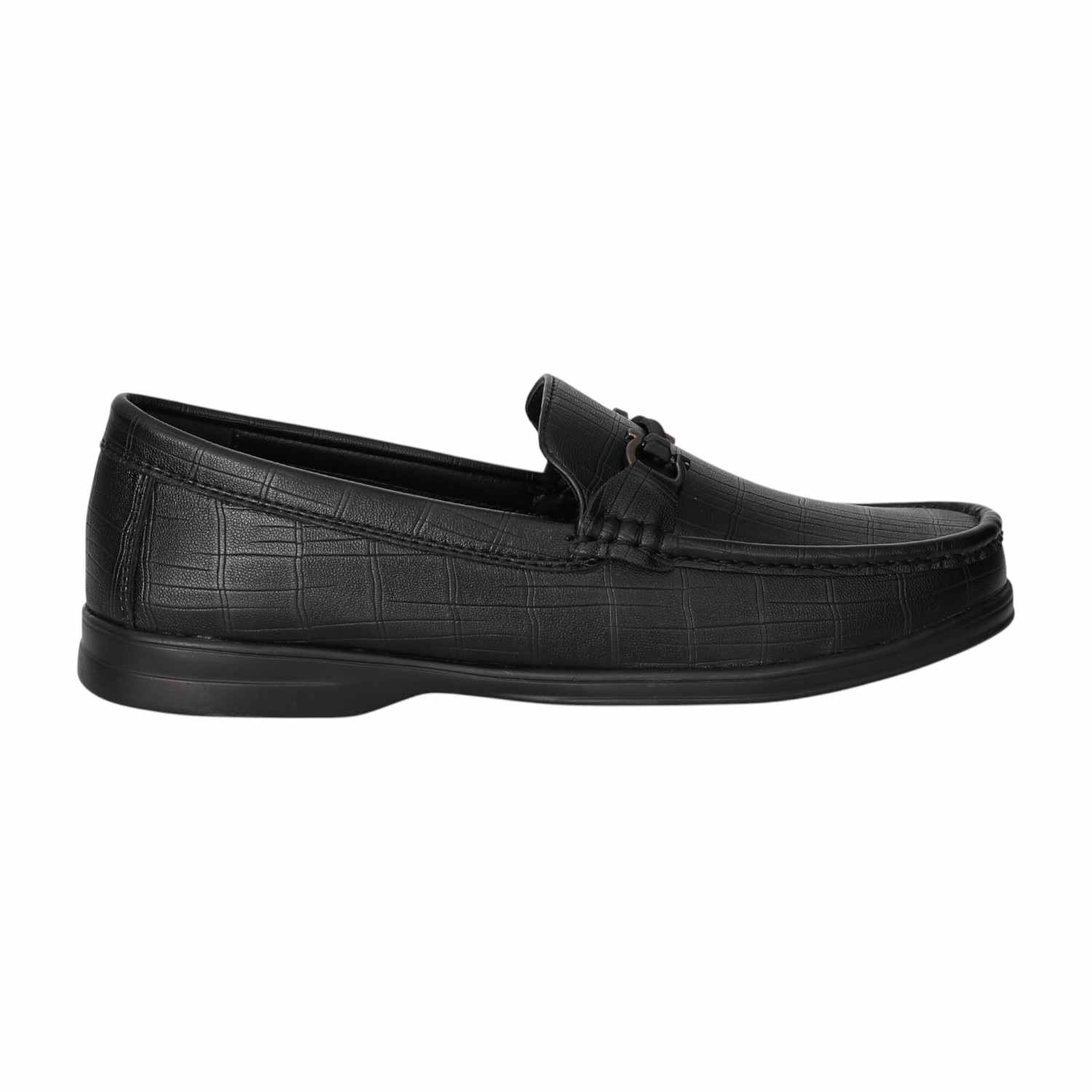 Men Classic Black Bit Loafers