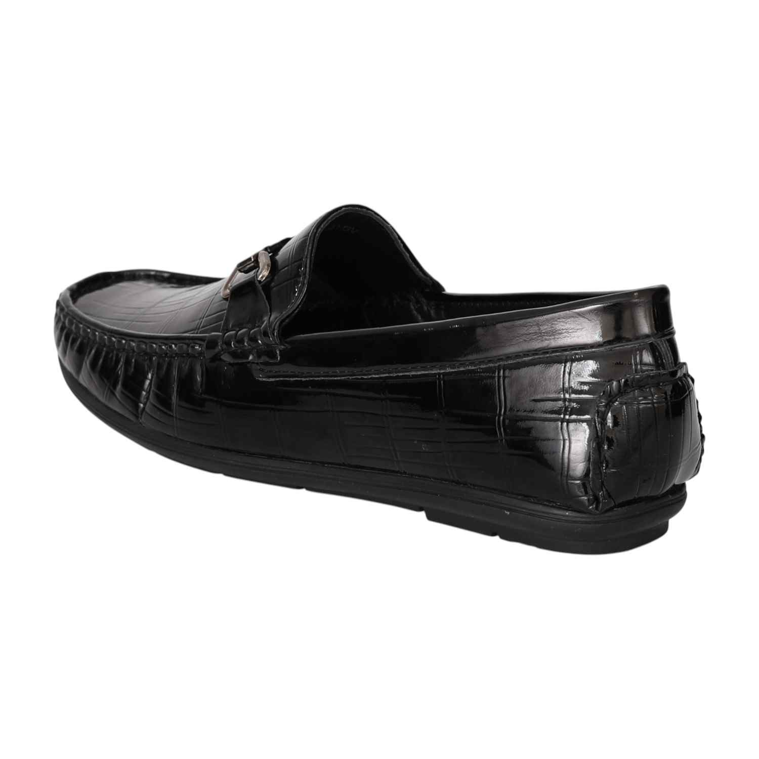 Men Black Luxe Loafers