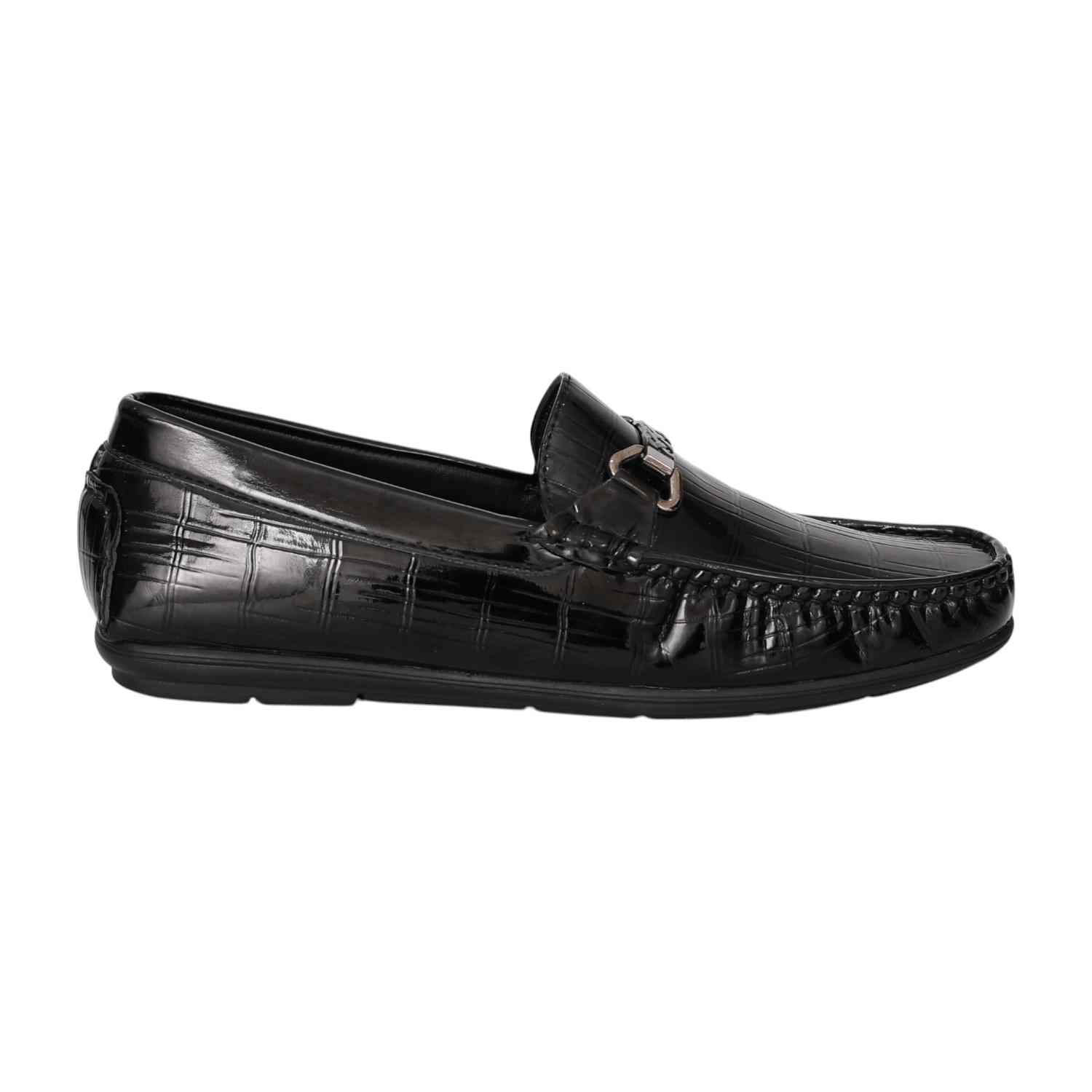 Men Black Luxe Loafers