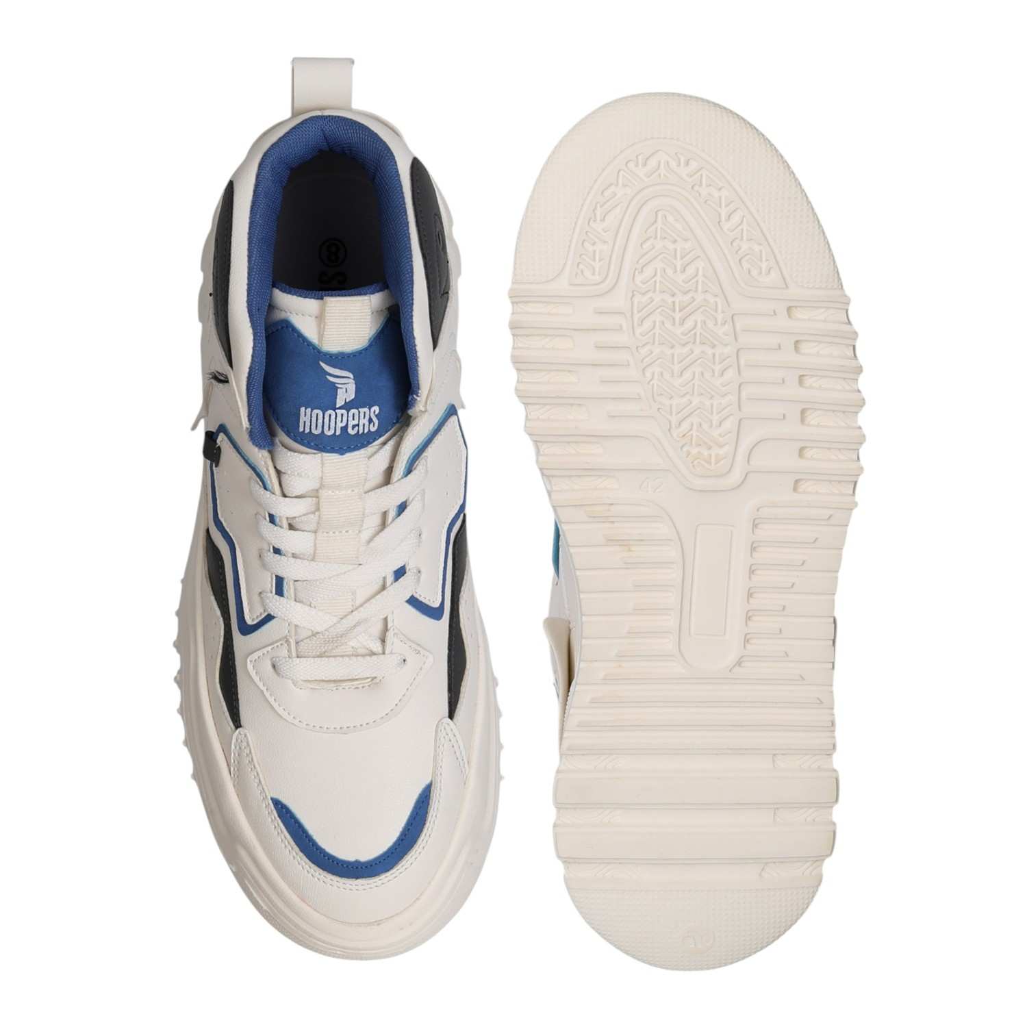Men's White Storm High-Top Sneakers