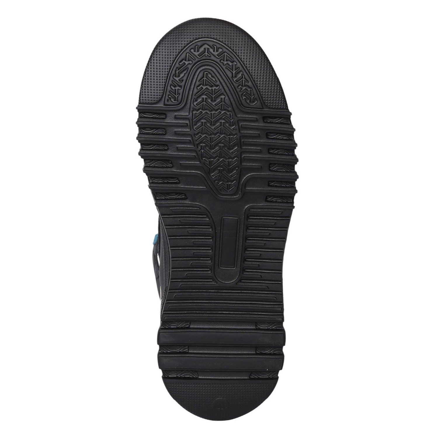 Men Black High-Top Street Sneakers