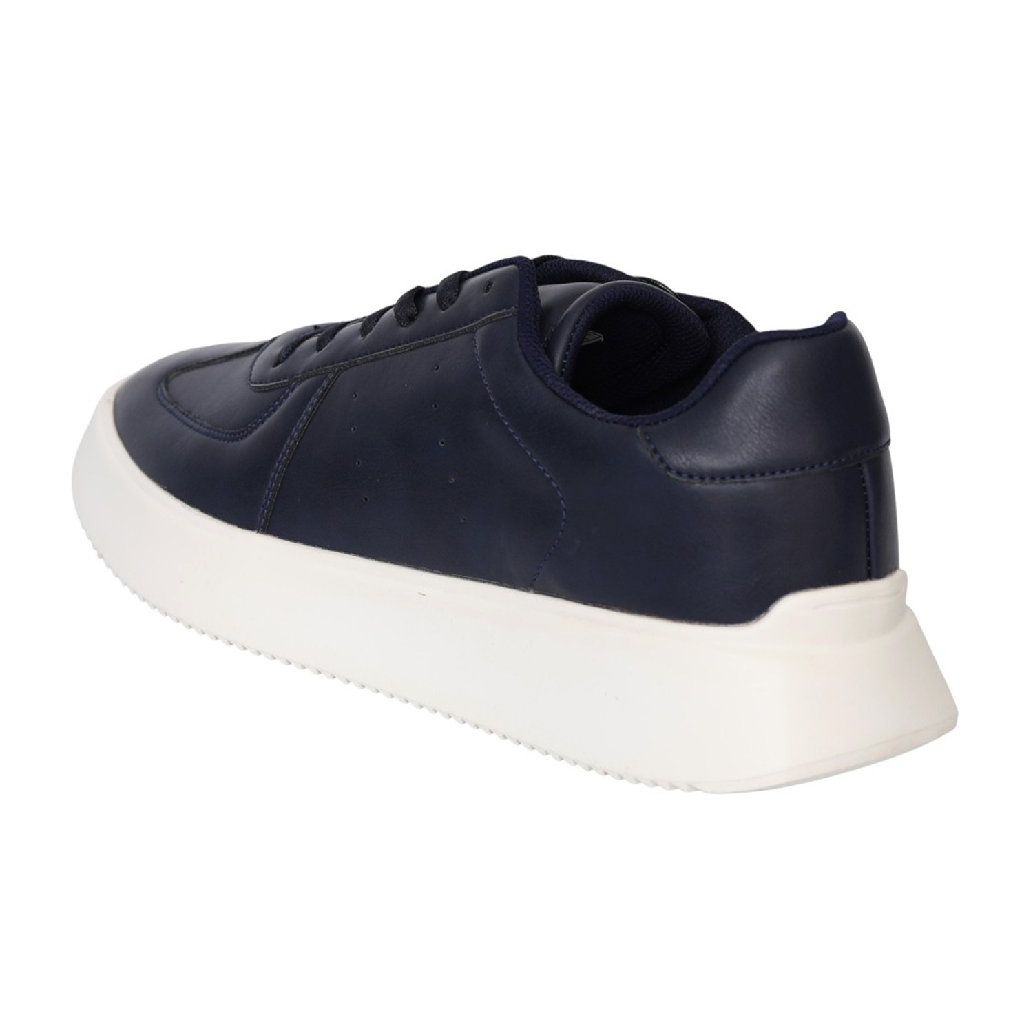 Men Blue Luxe Court Sneakers