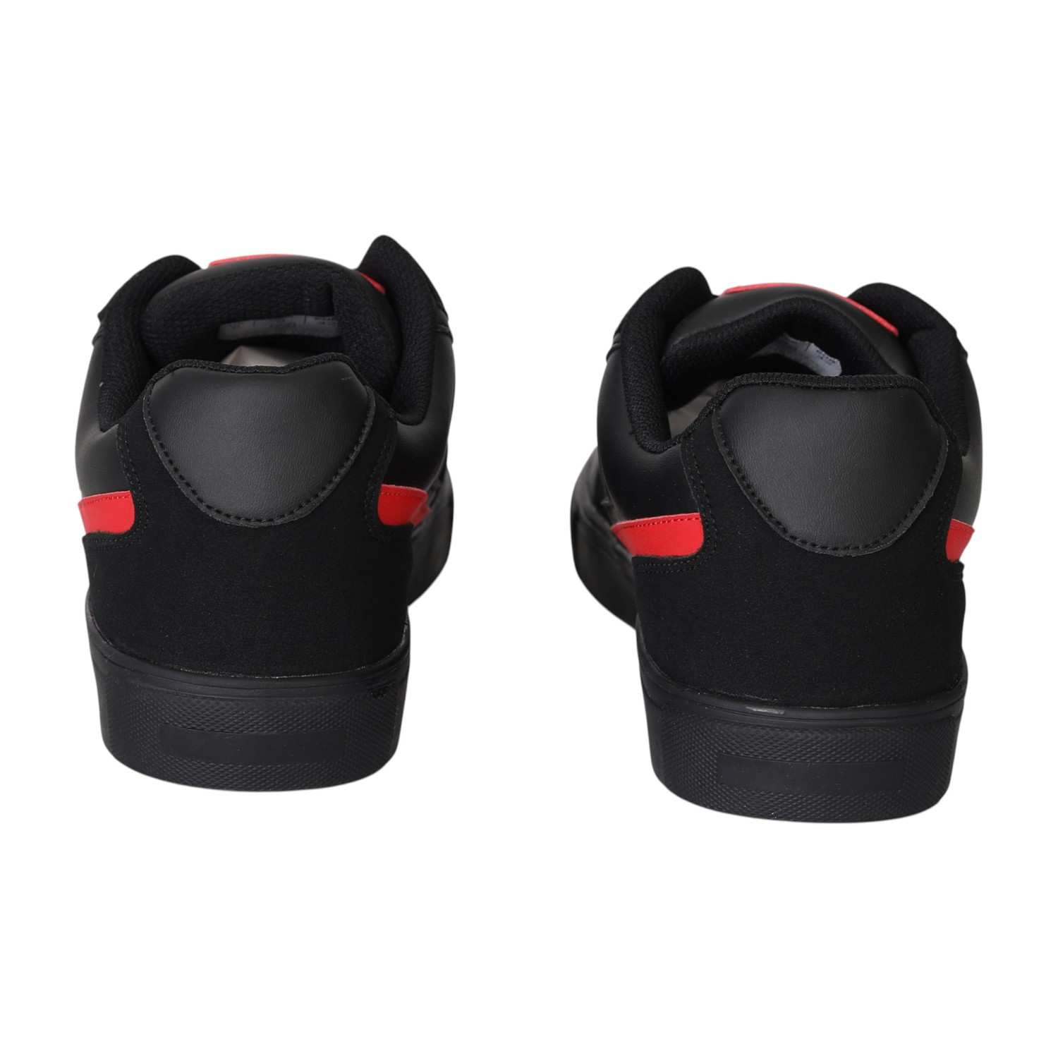 Men’s Black Quilted Panel Street Sneakers